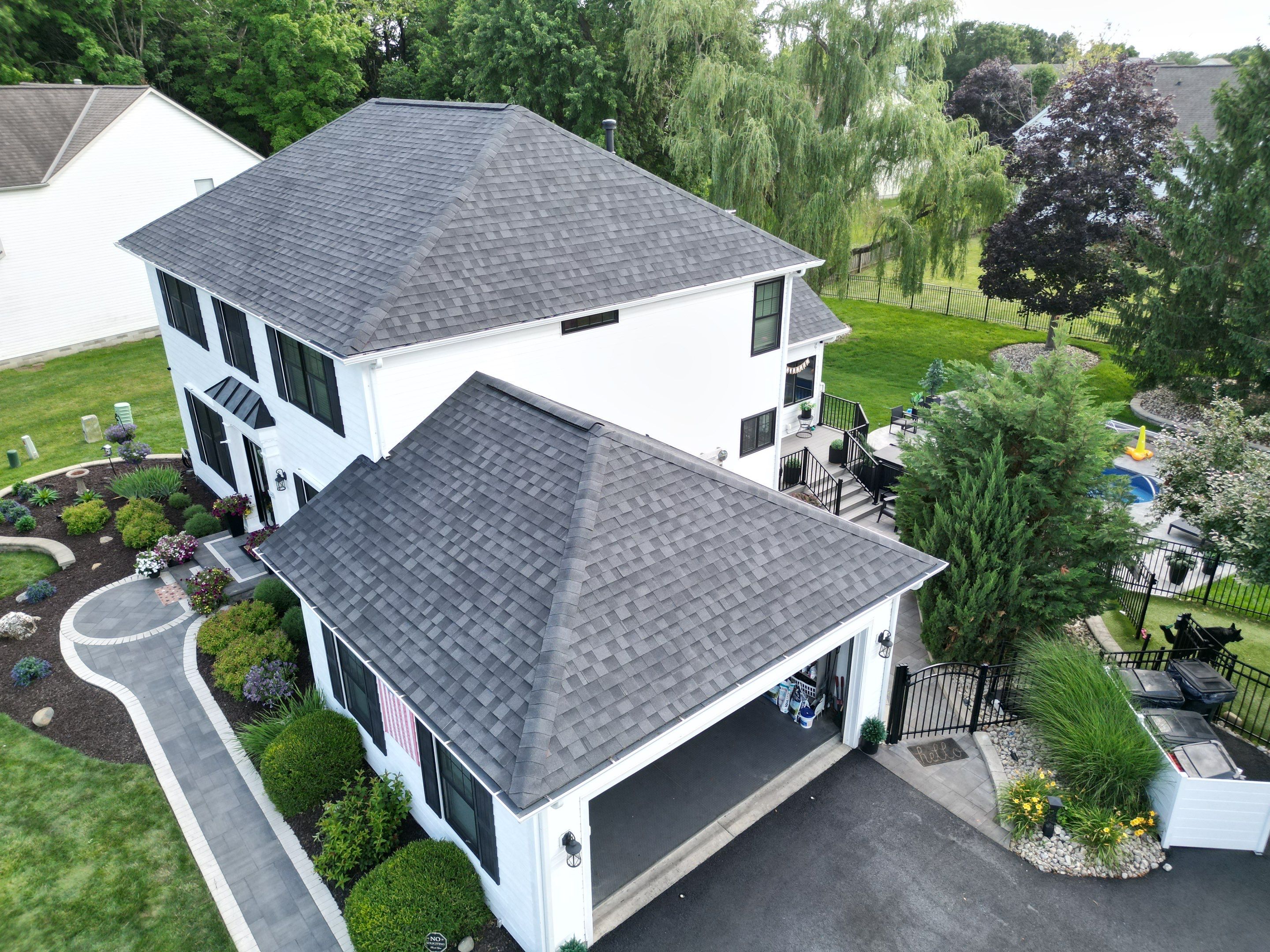 Fulll Roof Replacement. by Woodring Gutters & Contracting 