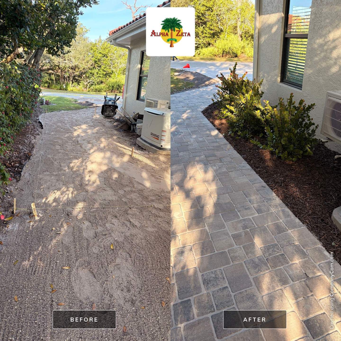 Harbour Ridge – Driveway & Exterior Transformation by Alpha Zeta Enterprises Inc