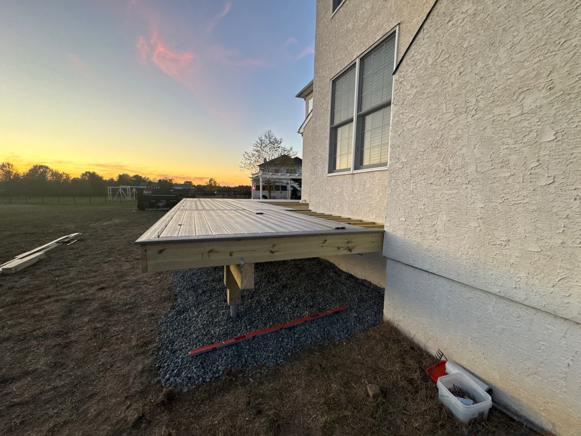 New Deck using Deckorators Venture - Color Saltwater by deck guardian