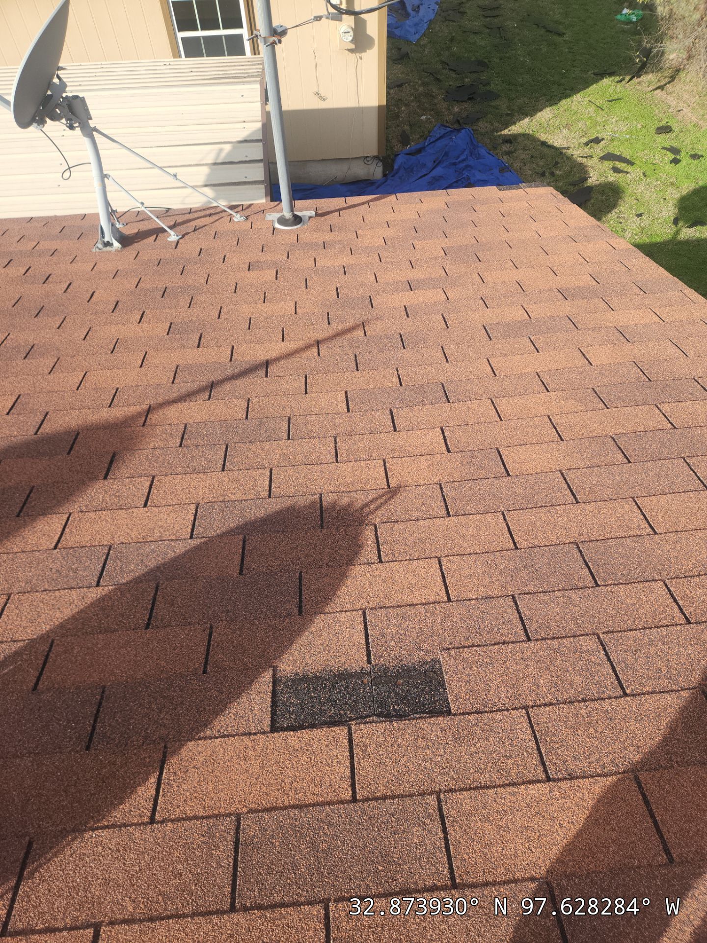 Project in Weatherford by Lonestar Roofing and Restoration LLC.