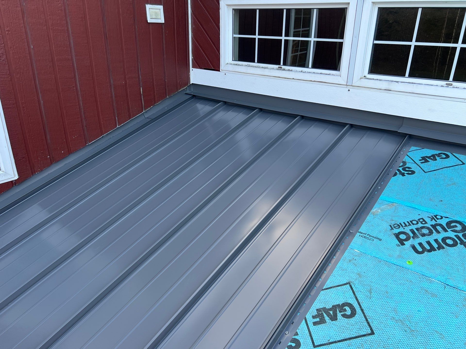 Residential Roofing Installation using Ideal Steel Standing Seam  by Artisan Roofing & Home Improvements Inc.