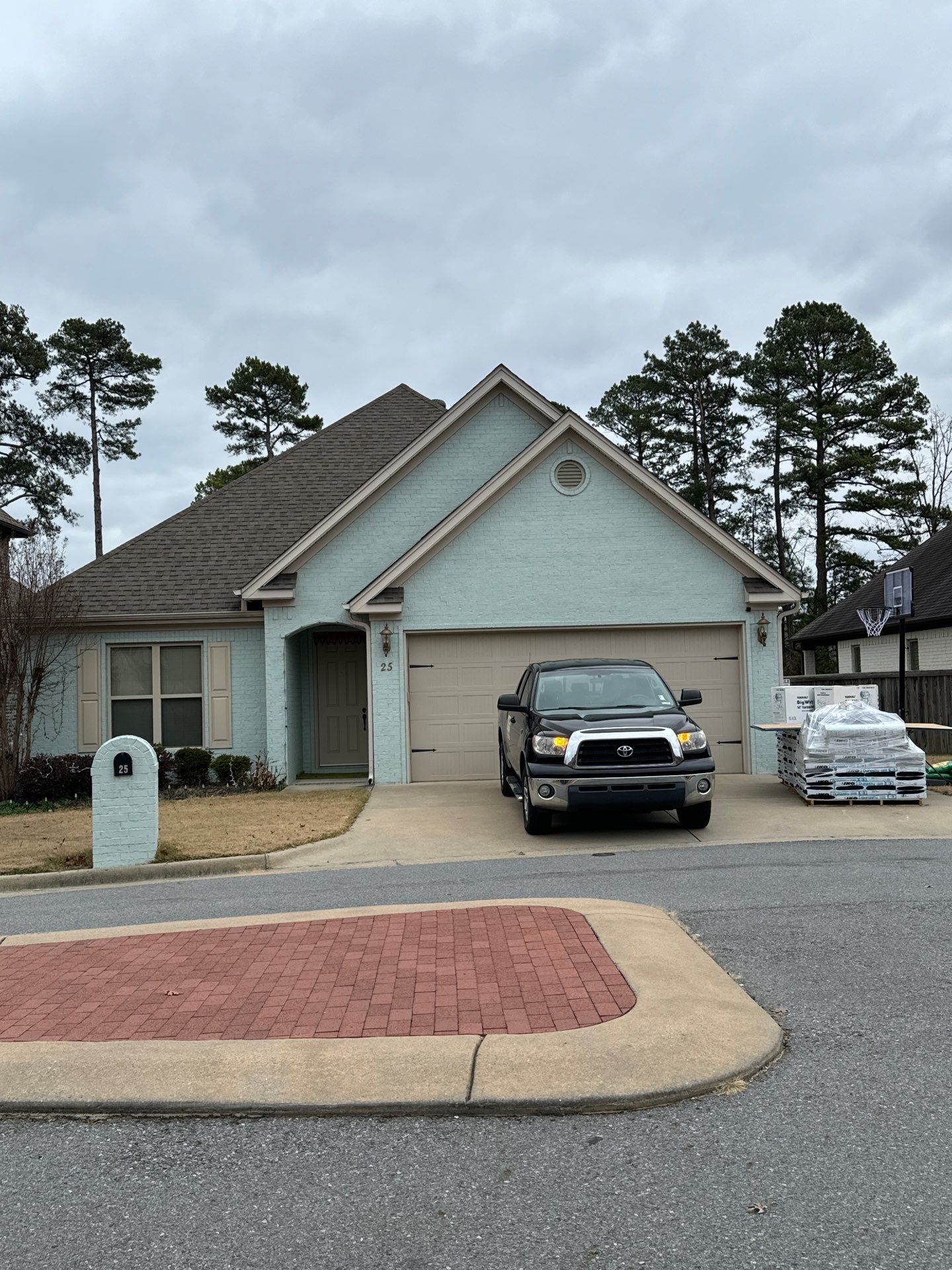 Residential Roofing Installation using IKO Nordic Atlantic Blue by Ringer Roofing, LLC.