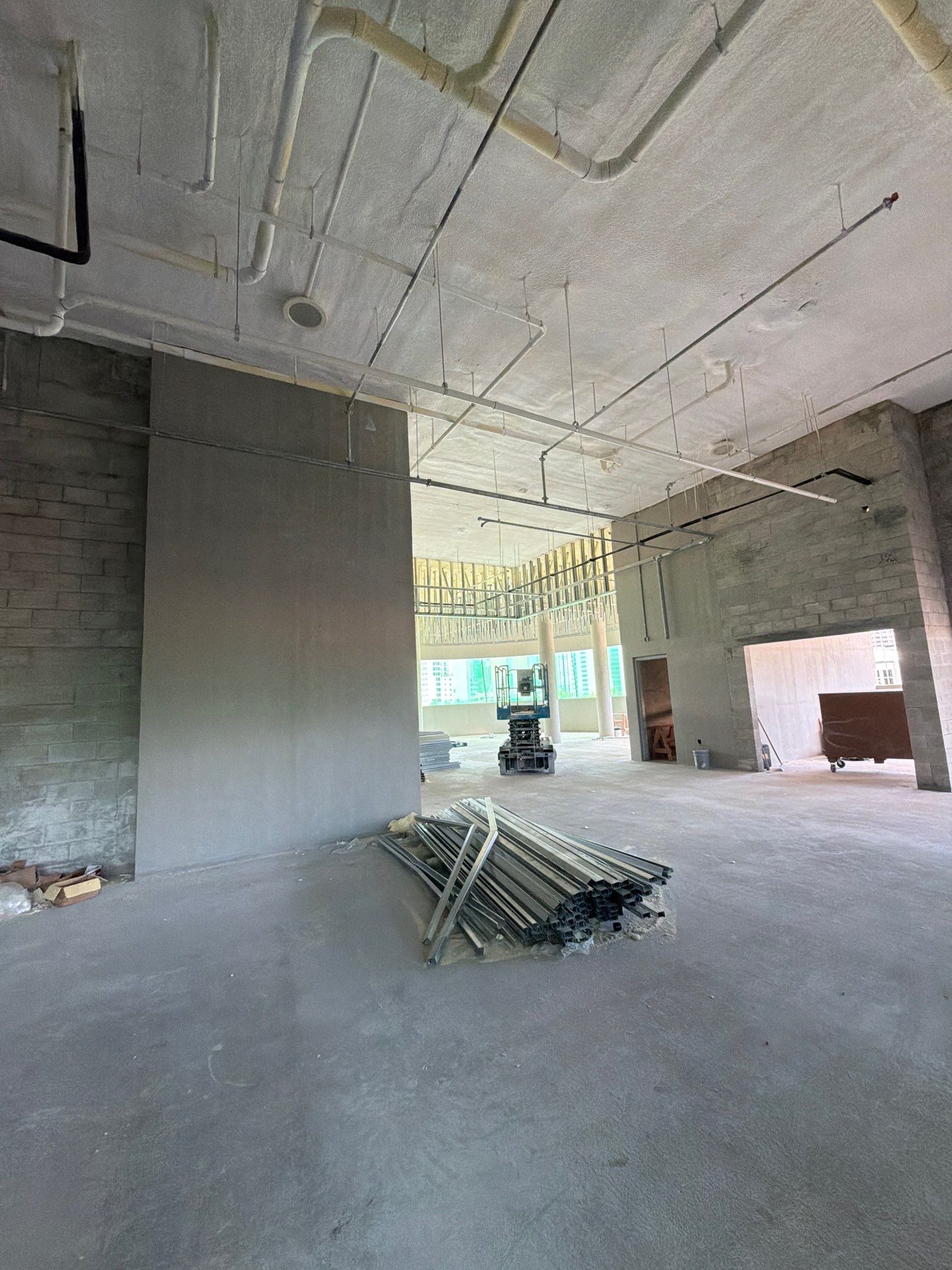 High-Rise Commercial Interior Build-Out at The Edge in Sarasota by GA Foam Solutions, Inc.