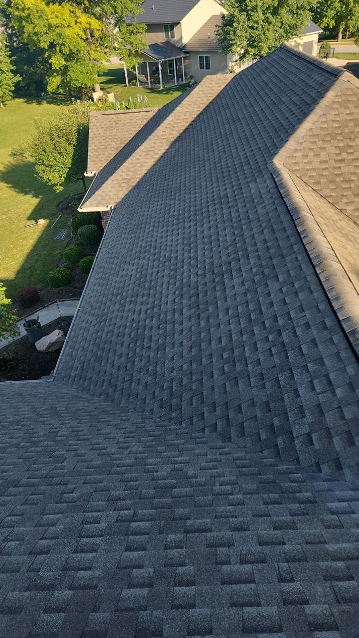Residential Roofing Installation using GAF Timberline HDZ Weathered Wood by Nitro Roofing and Construction
