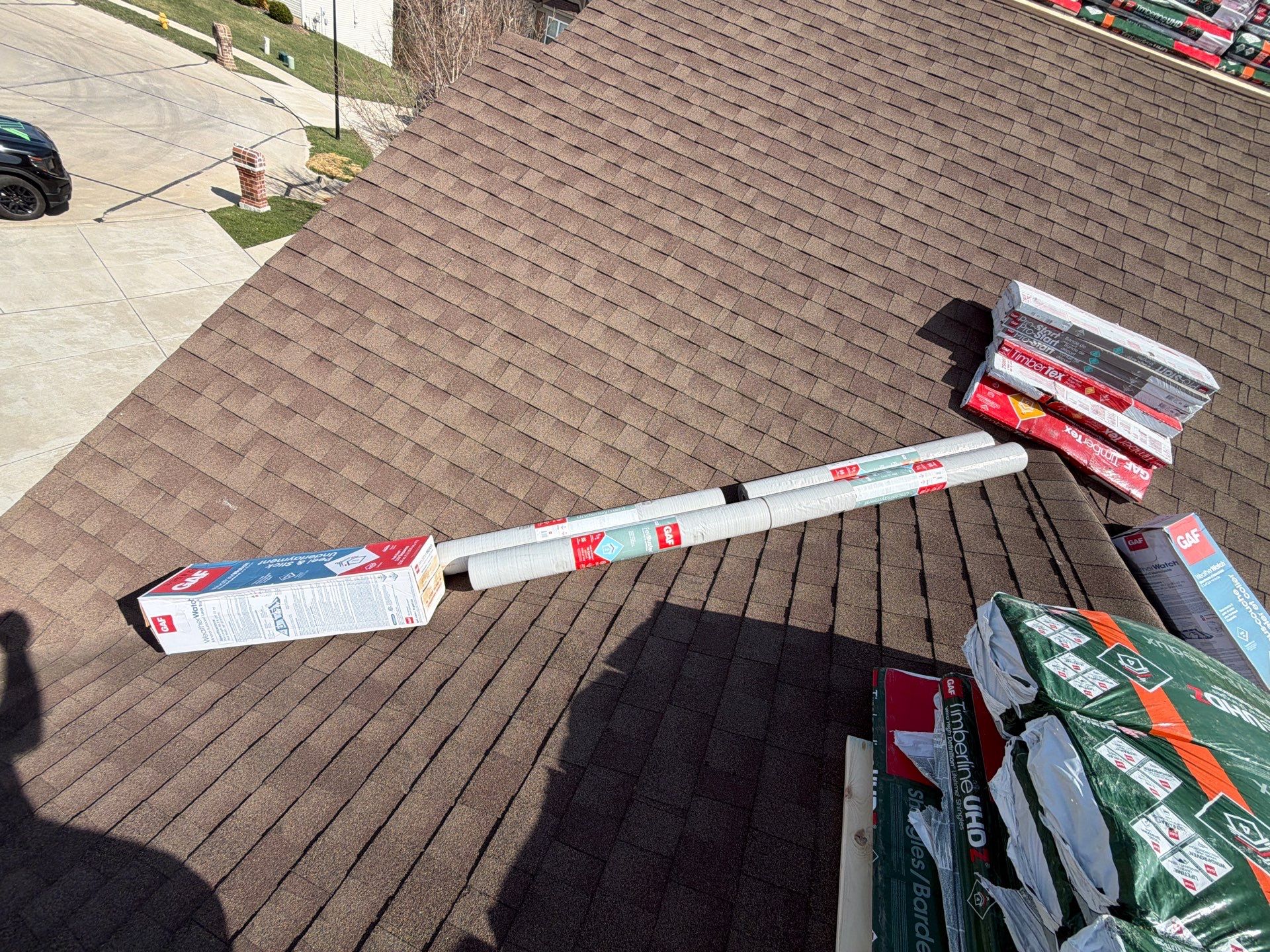 GAF Timberline Shingle Roof Replacement and Siding Repair in Wentzville by Acute Roofing And Exteriors