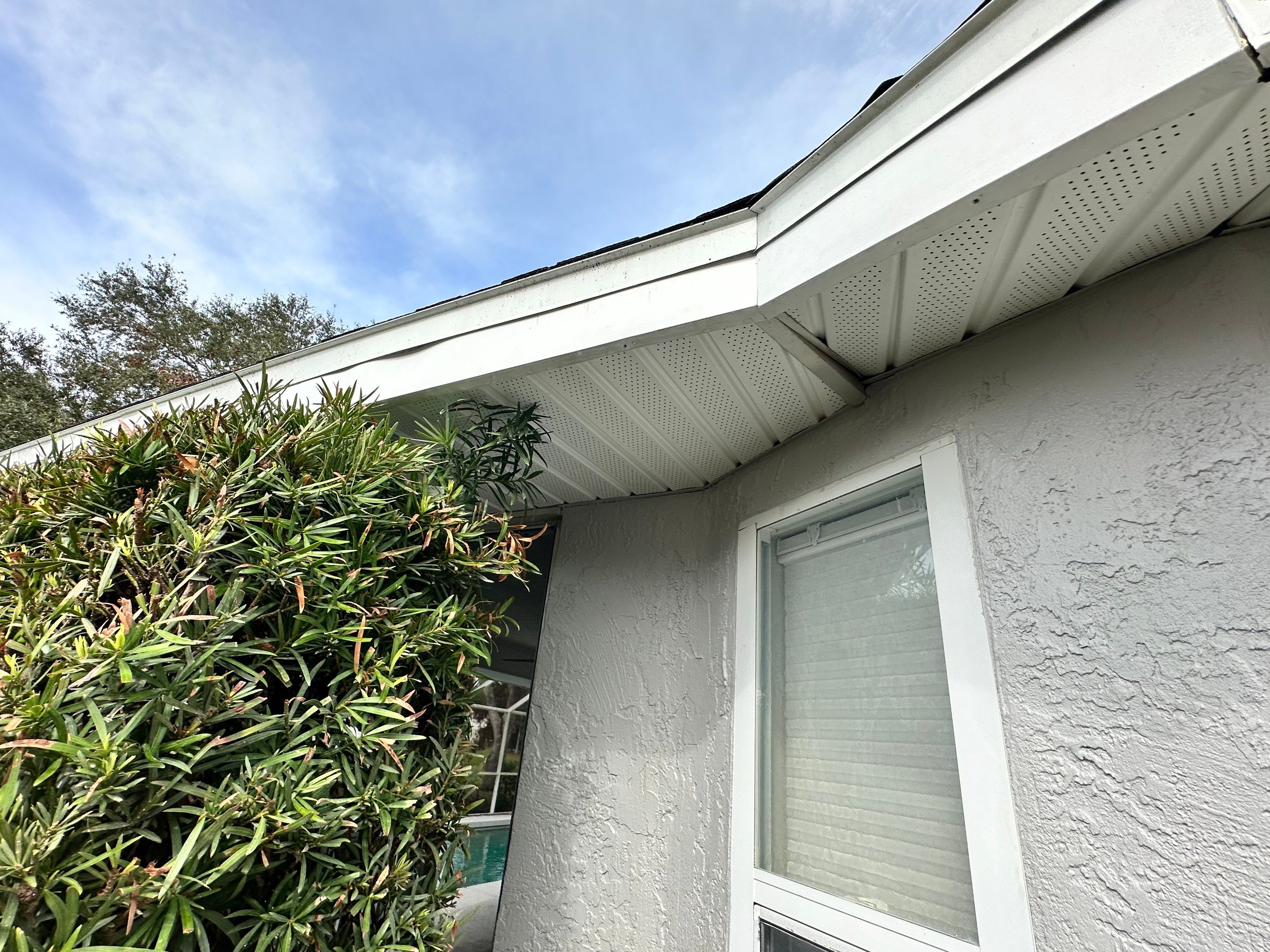 Install Vinyl Soffit in Sarasota FL by Gutter Professors