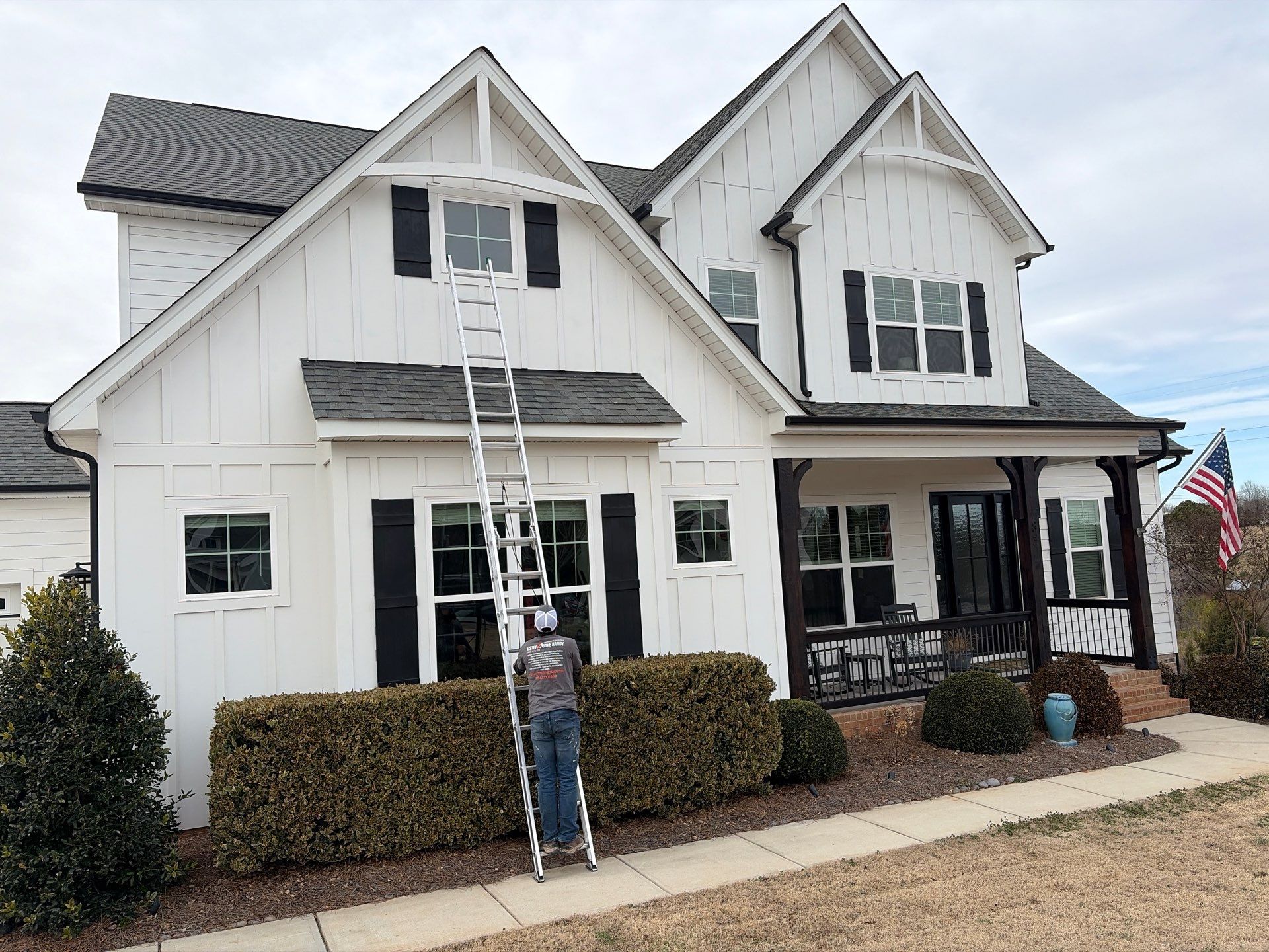 Architectural PVC Truss Restoration —  Davidson by A Step Above Handy LLC 