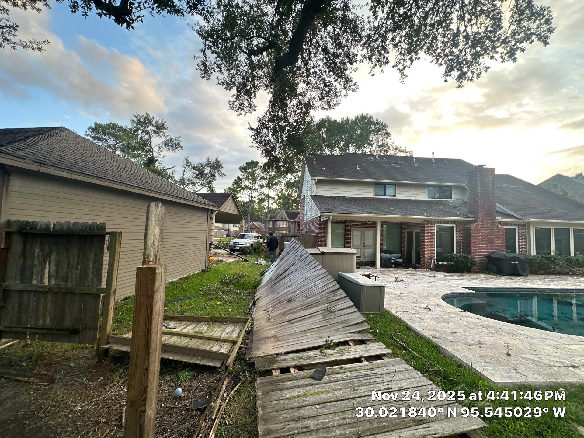 Project in Spring, TX by True Line Roofing and Exteriors