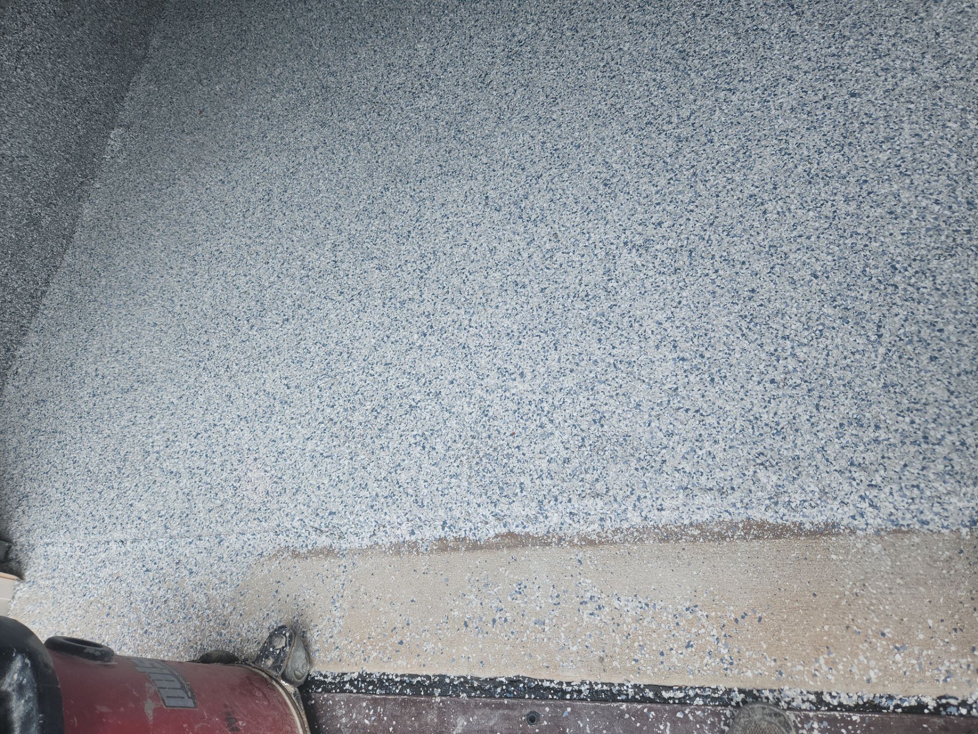 Hillsborough Township Garage Floor Coating with Multi-Colored Polyaspartic Flake by Spectrum Painting, LLC
