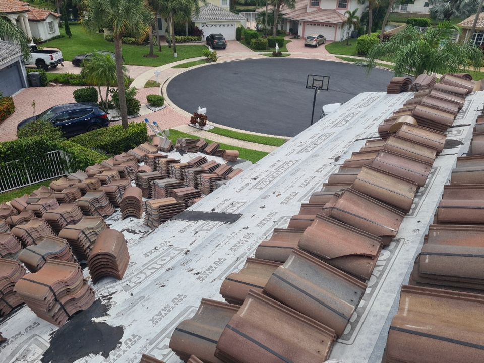 Residential Roofing Installation using Eagle Roofing Tile by BLUES BROTHERS ROOFING