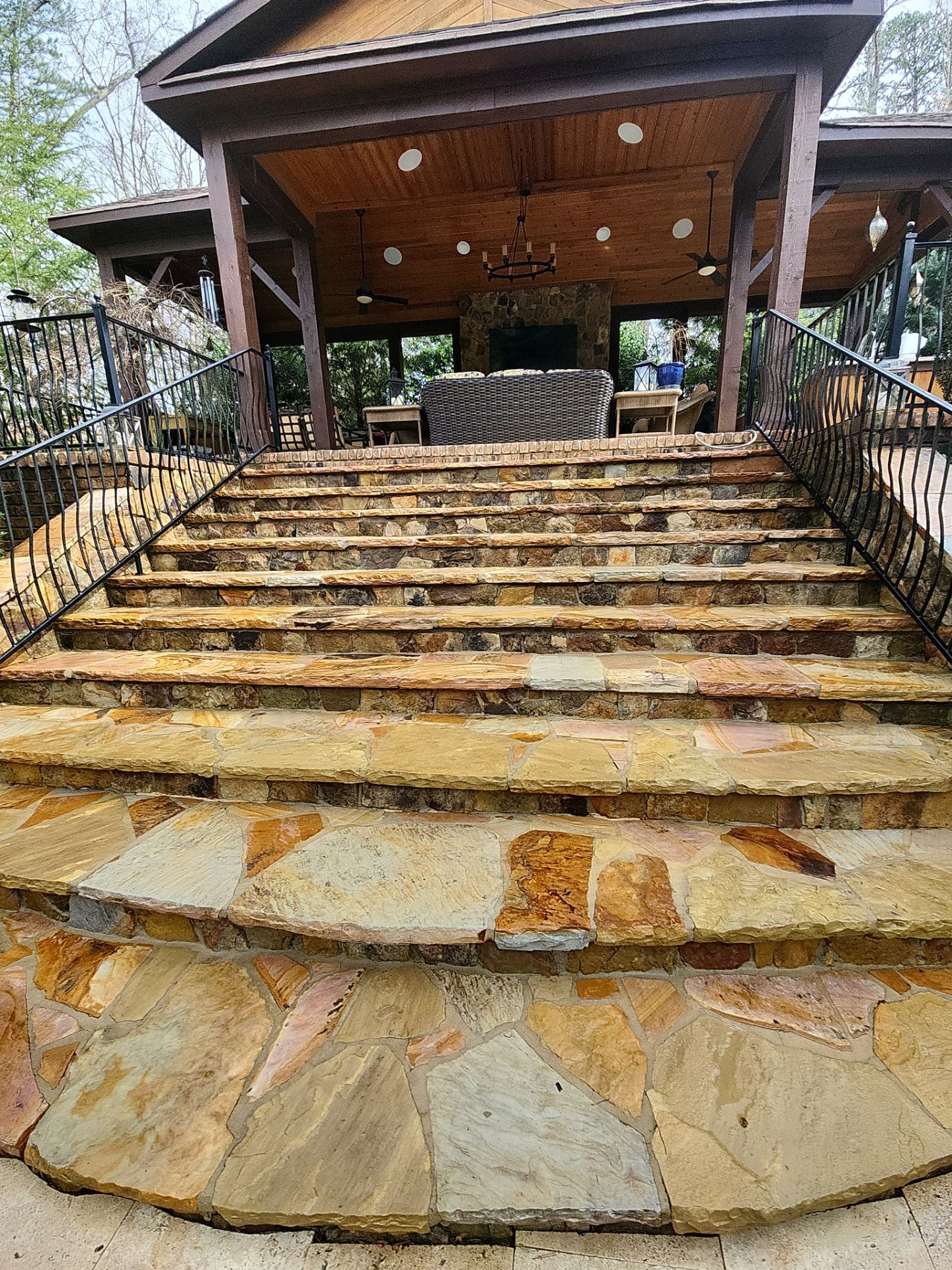 travertine  using Concrete Sealant by DuraSeal