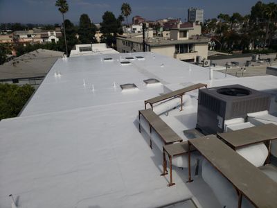 Commercial Roofing Repair using Silicone Coating