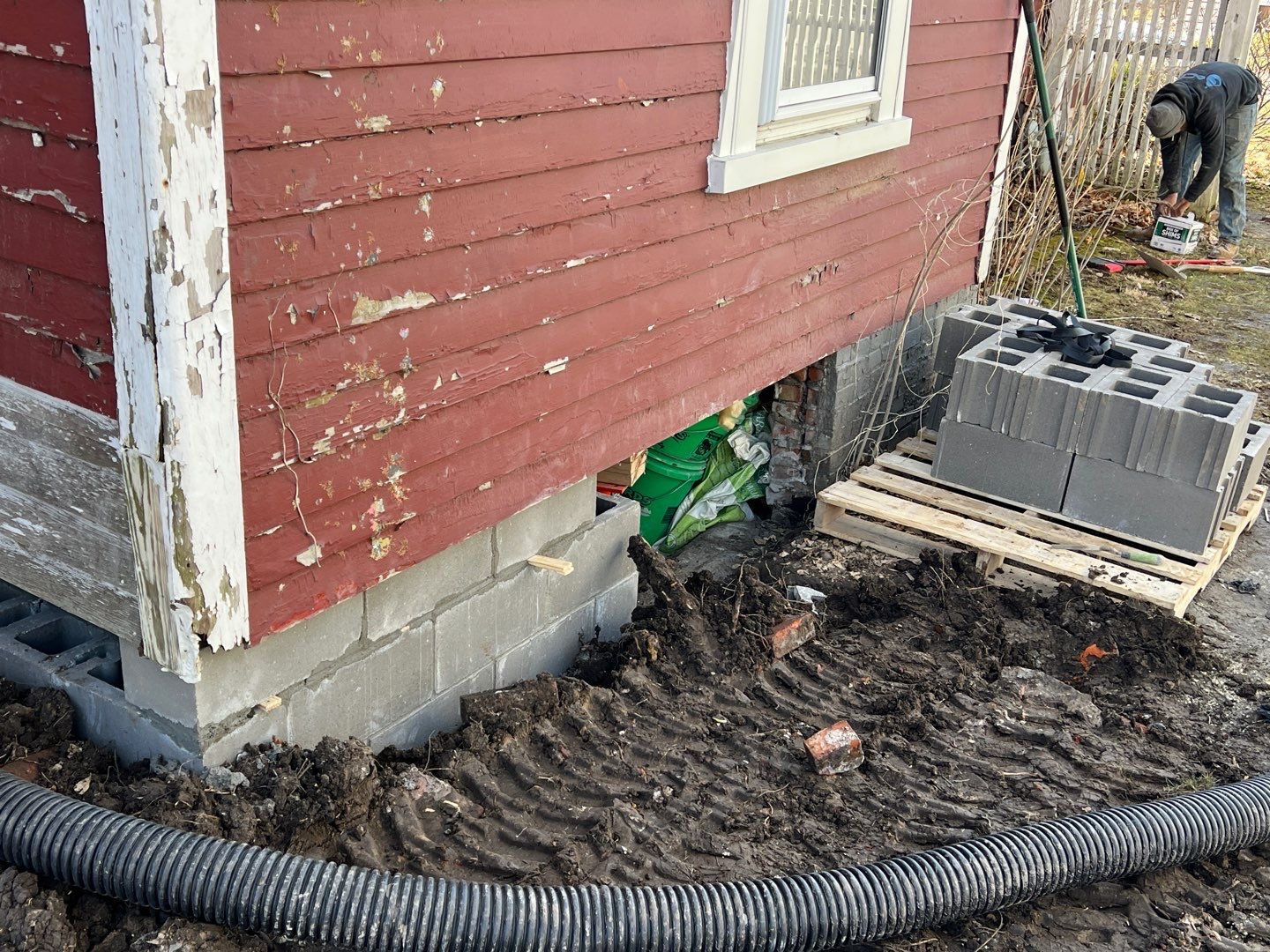 Excavation, Foundation Rebuild, and Masonry Repair by ACE Waterproofing & Basement Solutions