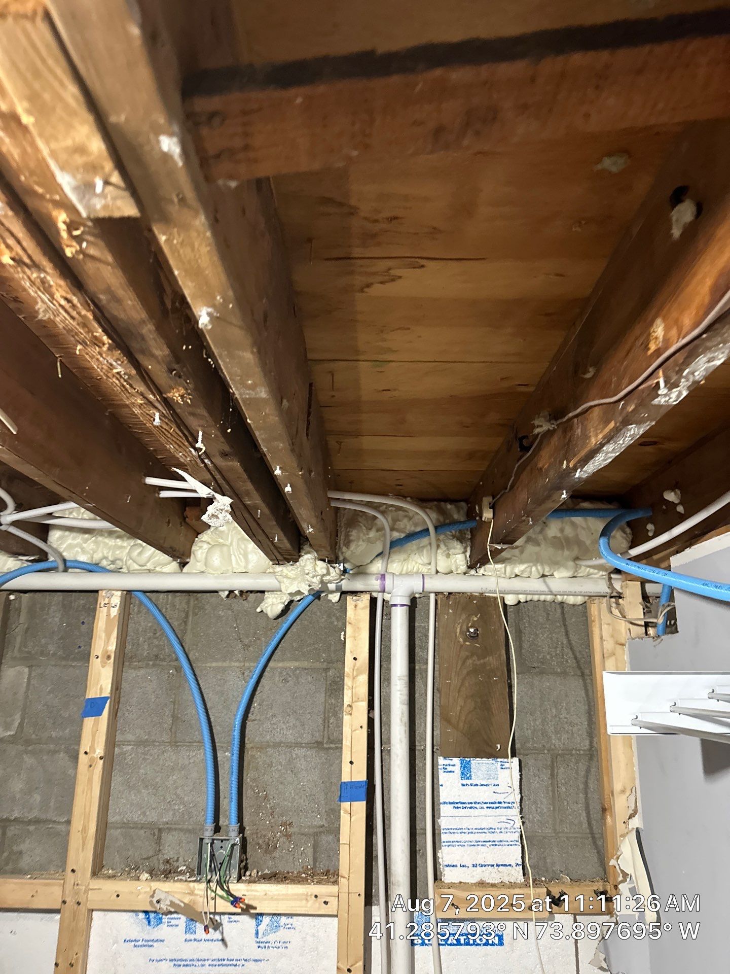 Home Remodel using Closed Cell Spray Foam by NYS Foam & Energy