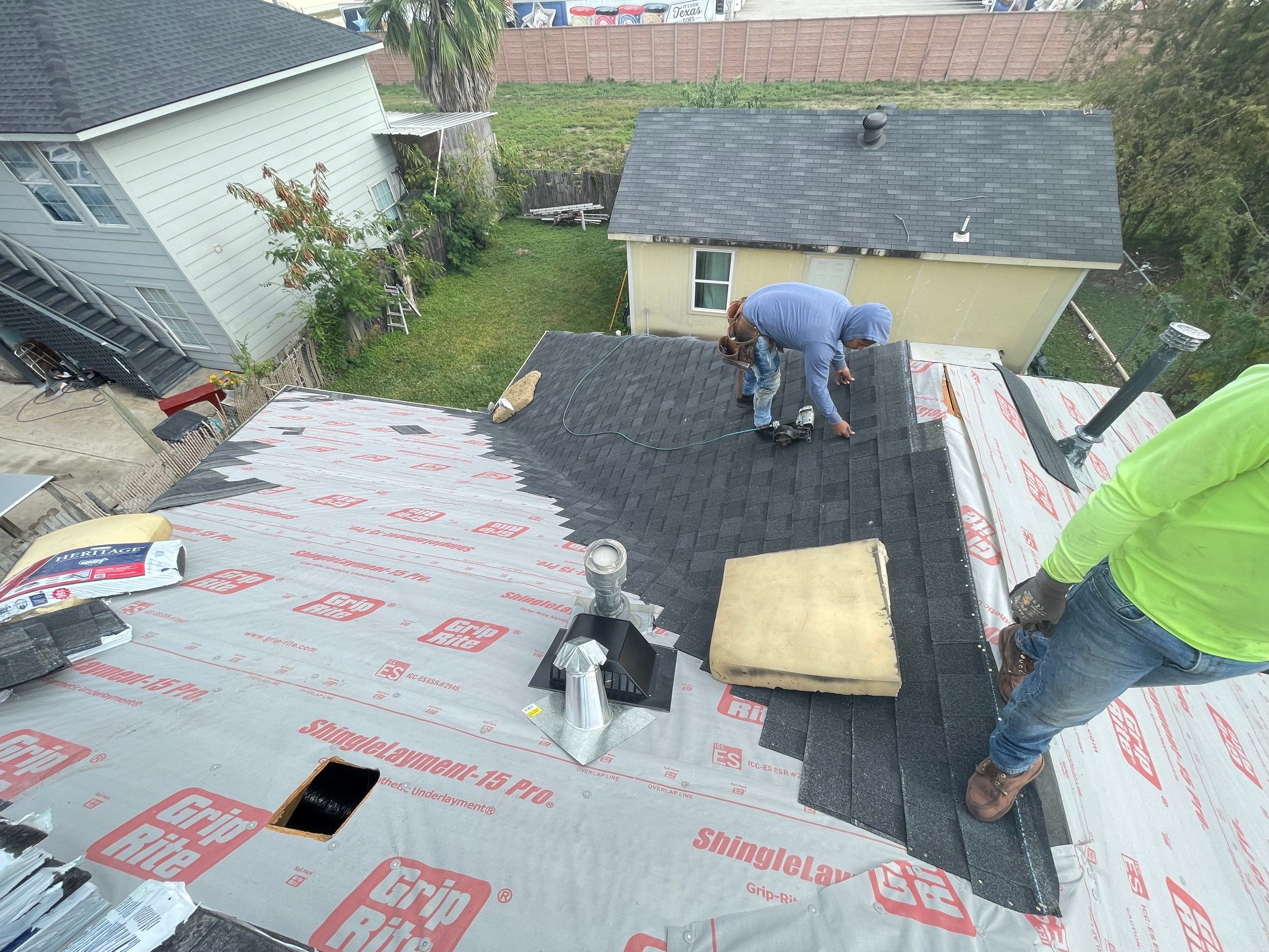 Roof Damage using Tamko Heritage® Series Rustic Black by CAP Roofing and Construction LLC