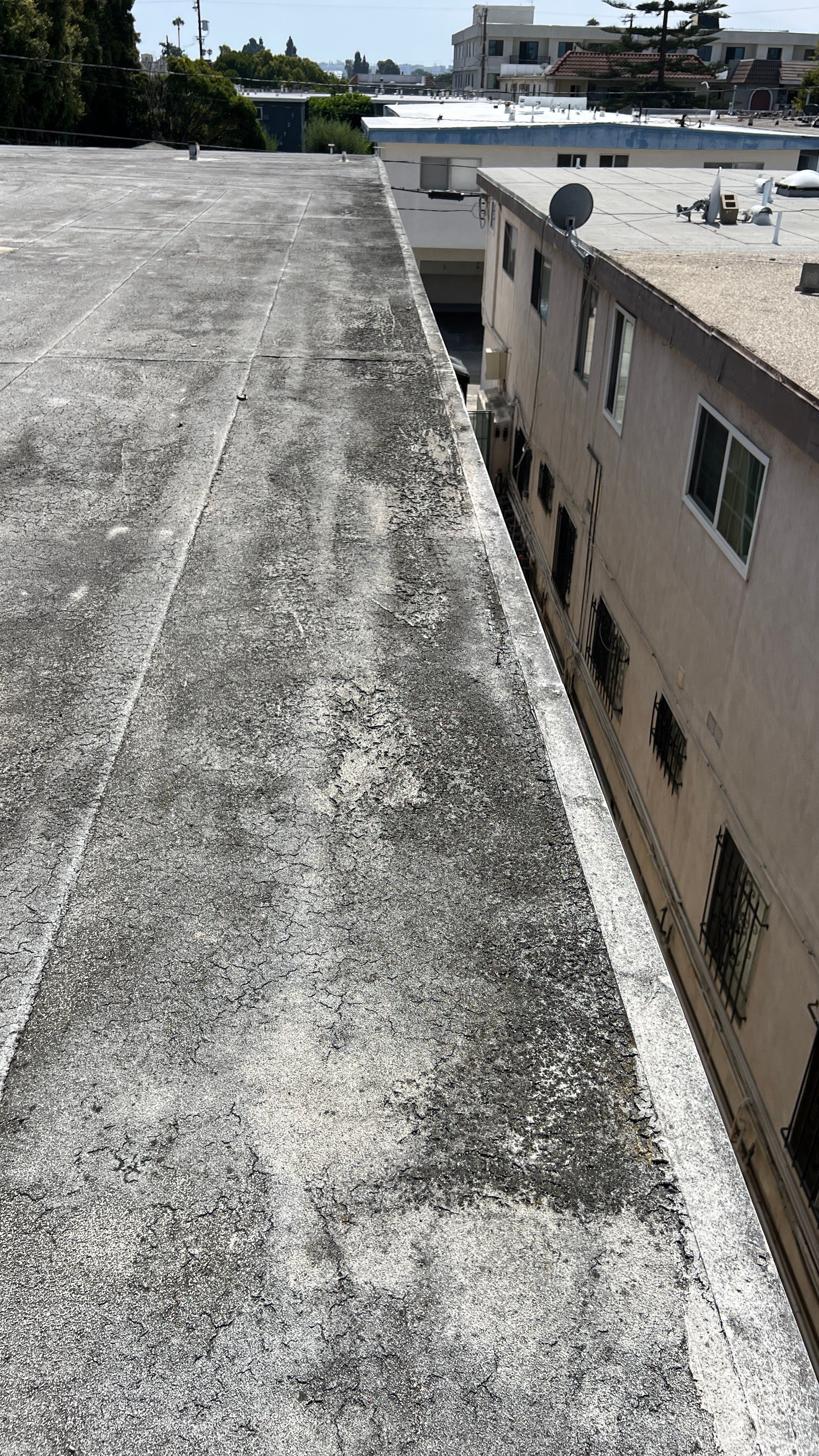 Commercial Roofing Installation using Silicone Coating by Hull Brothers Roofing