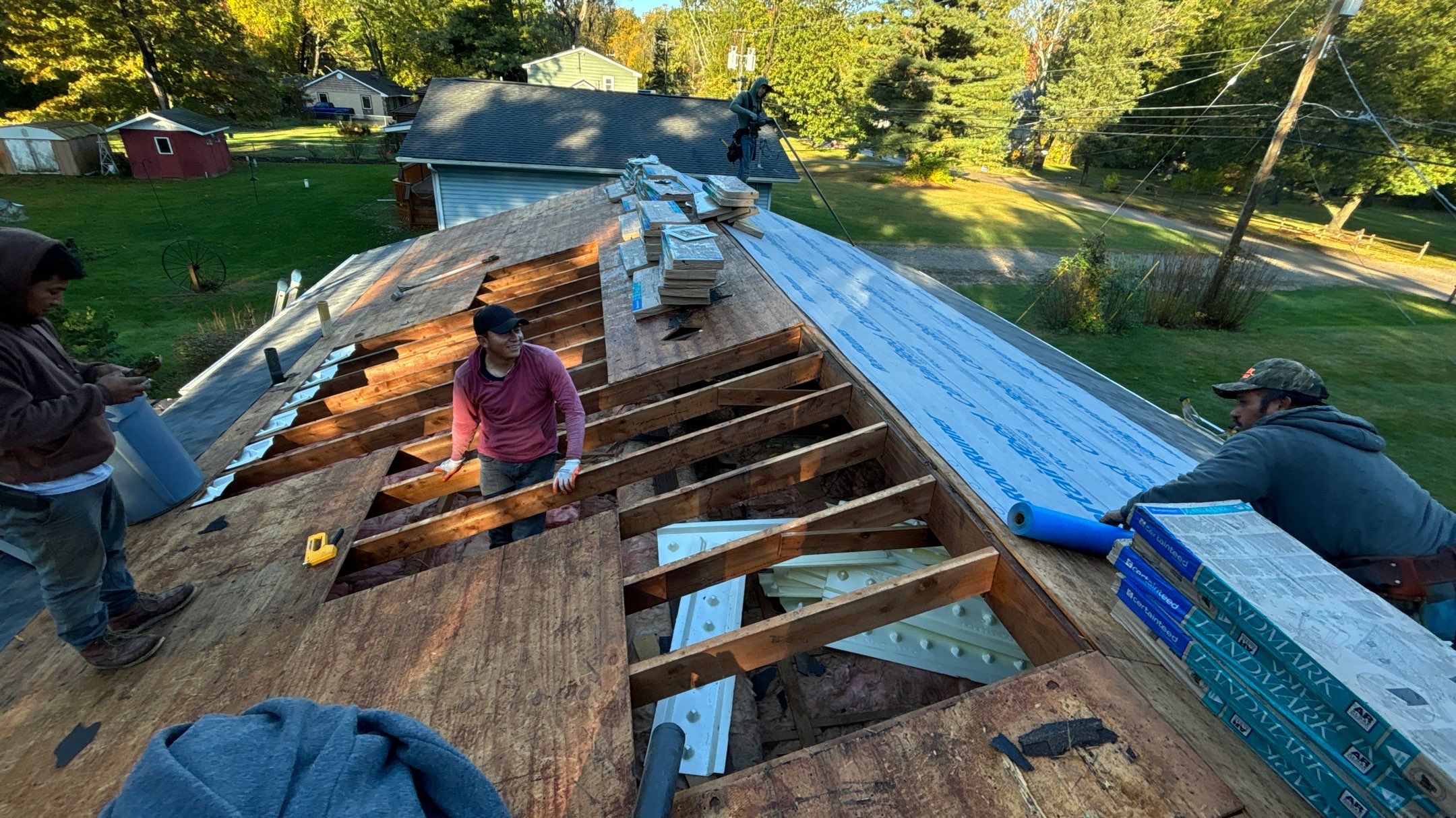 Roof Replacement using CertainTeed Landmark by 180 Contractors