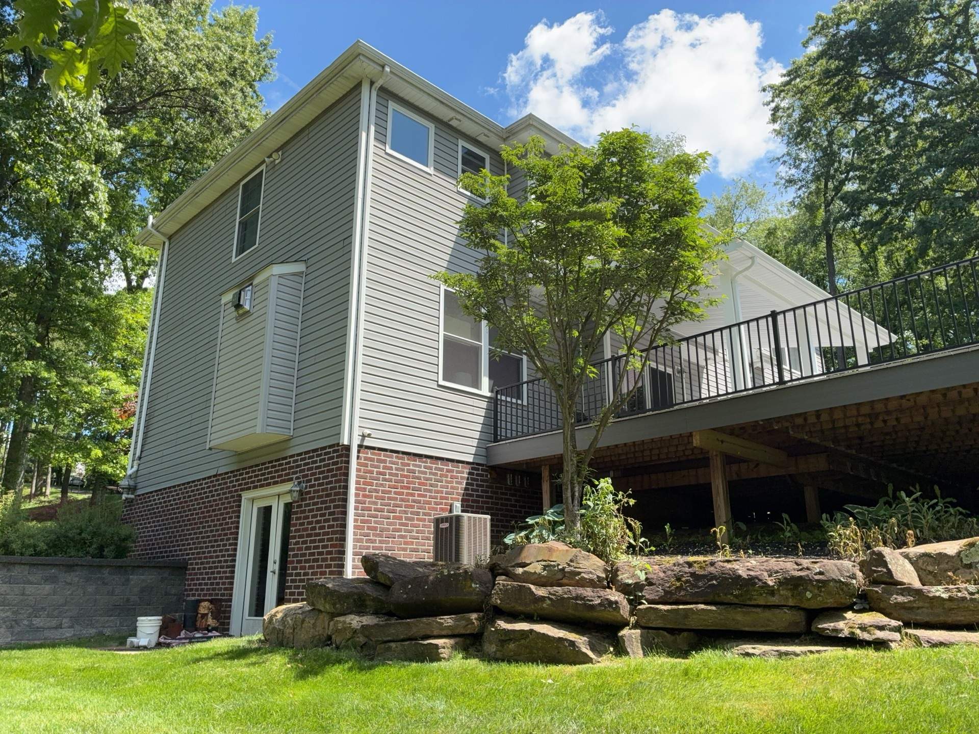 Full House Siding Renovation with English Wedgewood Vinyl in Gibsonia by Ideal Siding Pittsburgh