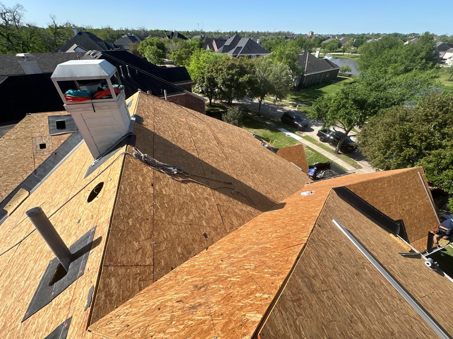 Residential Roofing Installation using Owen's Corning Duration (Lifetime) Shingles by Roof Repair Company