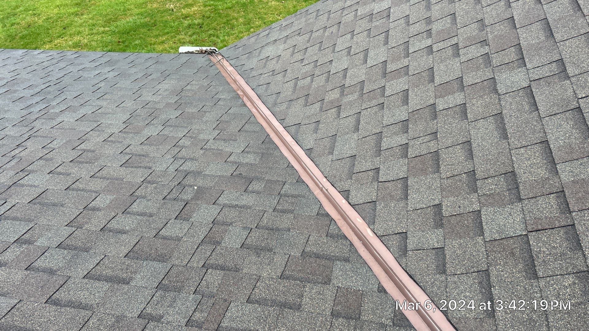 Residential Roofing Installation using Performance Panel Metal - Crinkle Bronze by RoofX 