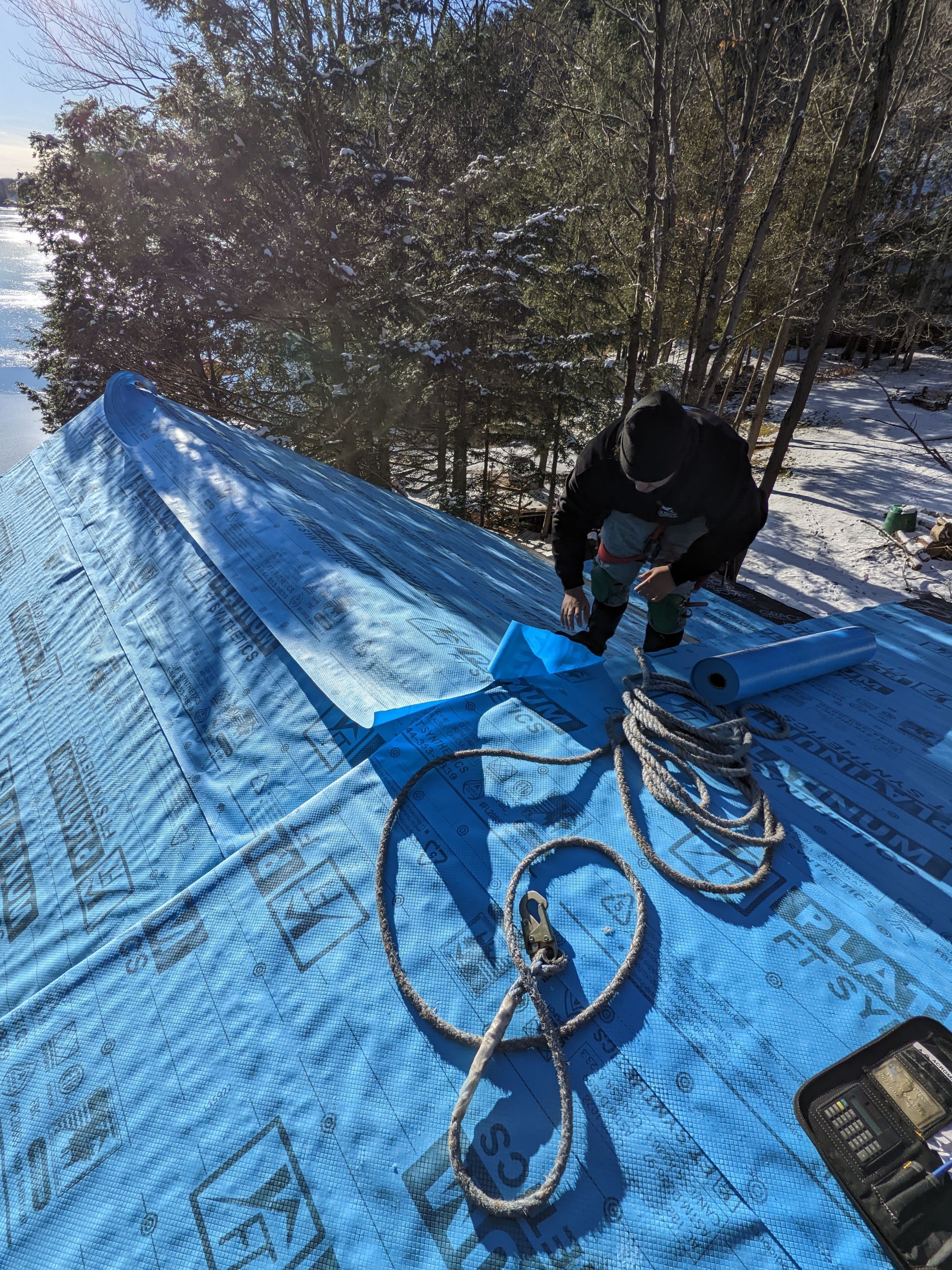 New Home Construction using 16" Standing Seam Panels by Jay Carter Roofing & Sheet Metal