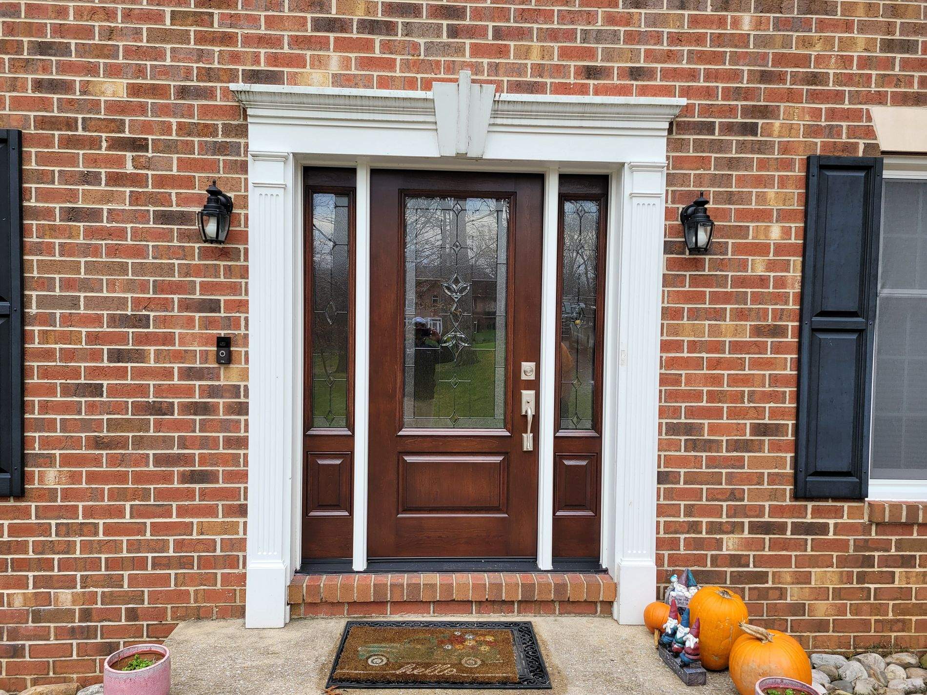 Siding Installation using James Hardie Siding- Cobblestone & Provia Signet Entry Door by Roof Right Inc