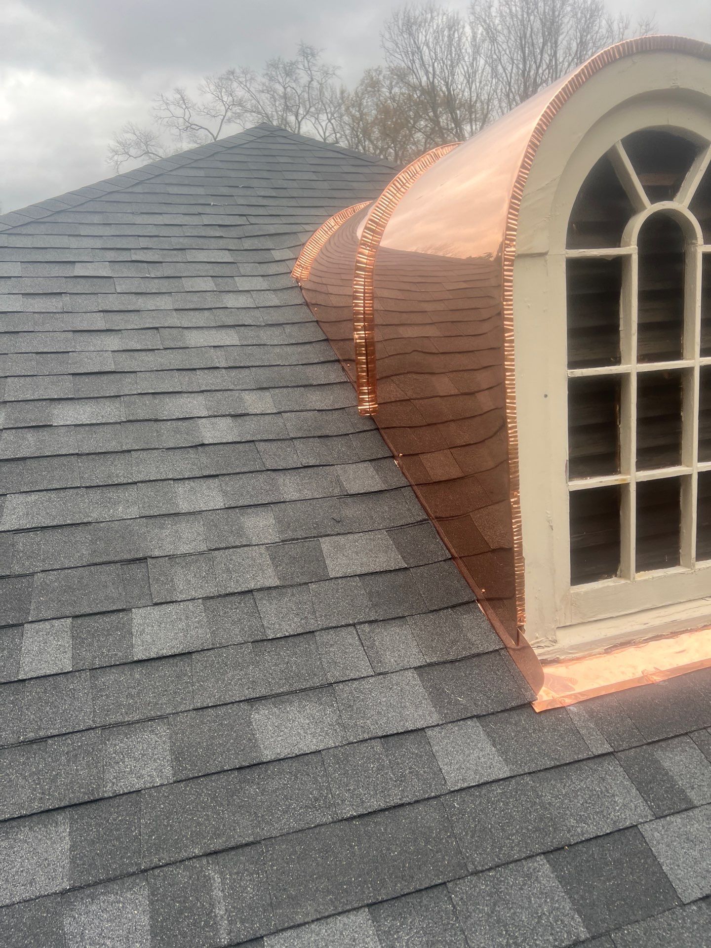 Onyx Black Shingle w/ Copper Upgrades by IAM Roofing LLC