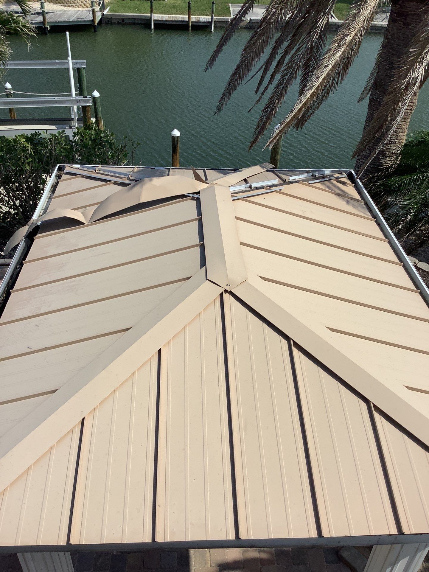 Splash Guard Gutters in Fort Myers FL by Gutter Professors