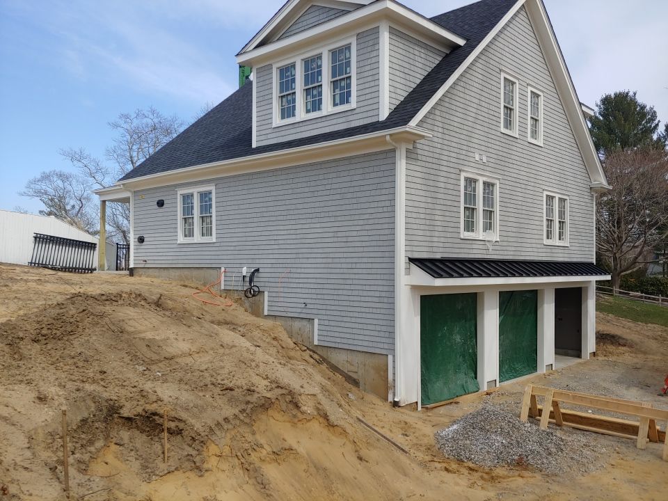 Gutter Installation using 5" Box Style Aluminum Gutter in Duxbury, MA by Gutter Pro Enterprises
