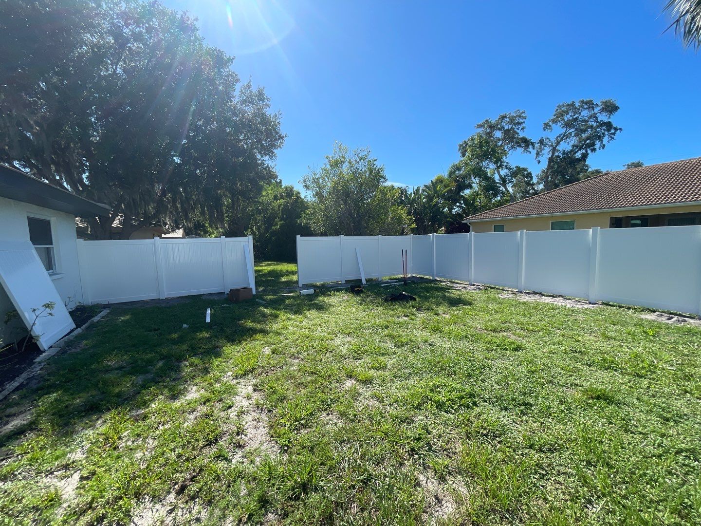 Nokomis, FL 6ft. Tall White Vinyl Privacy Fence by Asap fence and gates, LLC