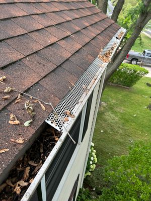 Turtle Shell gutter protection installation in Naperville, IL 60565, photograph 5