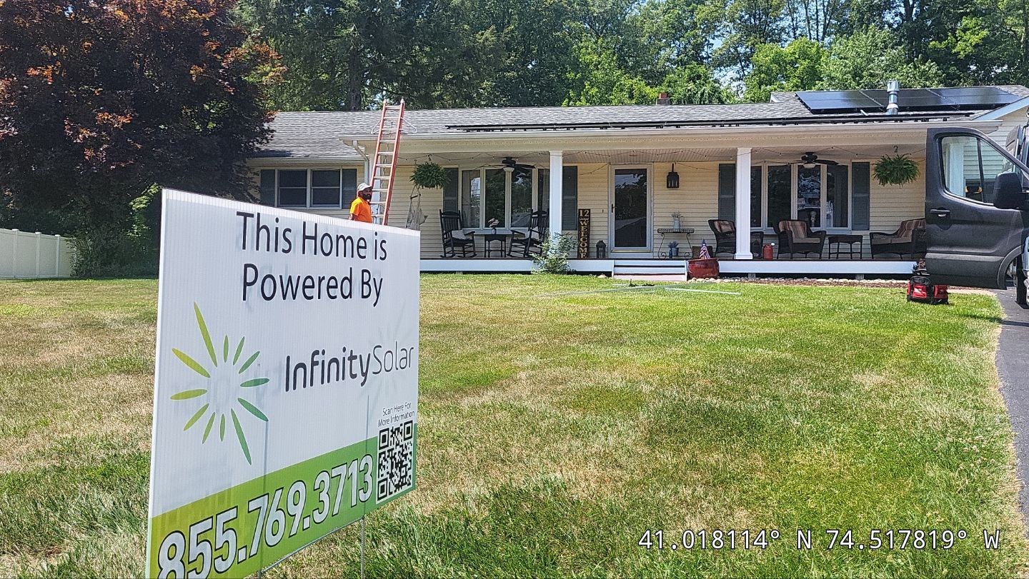 Solar Panel Installation in Jefferson, New Jersey by Infinity Solar Systems