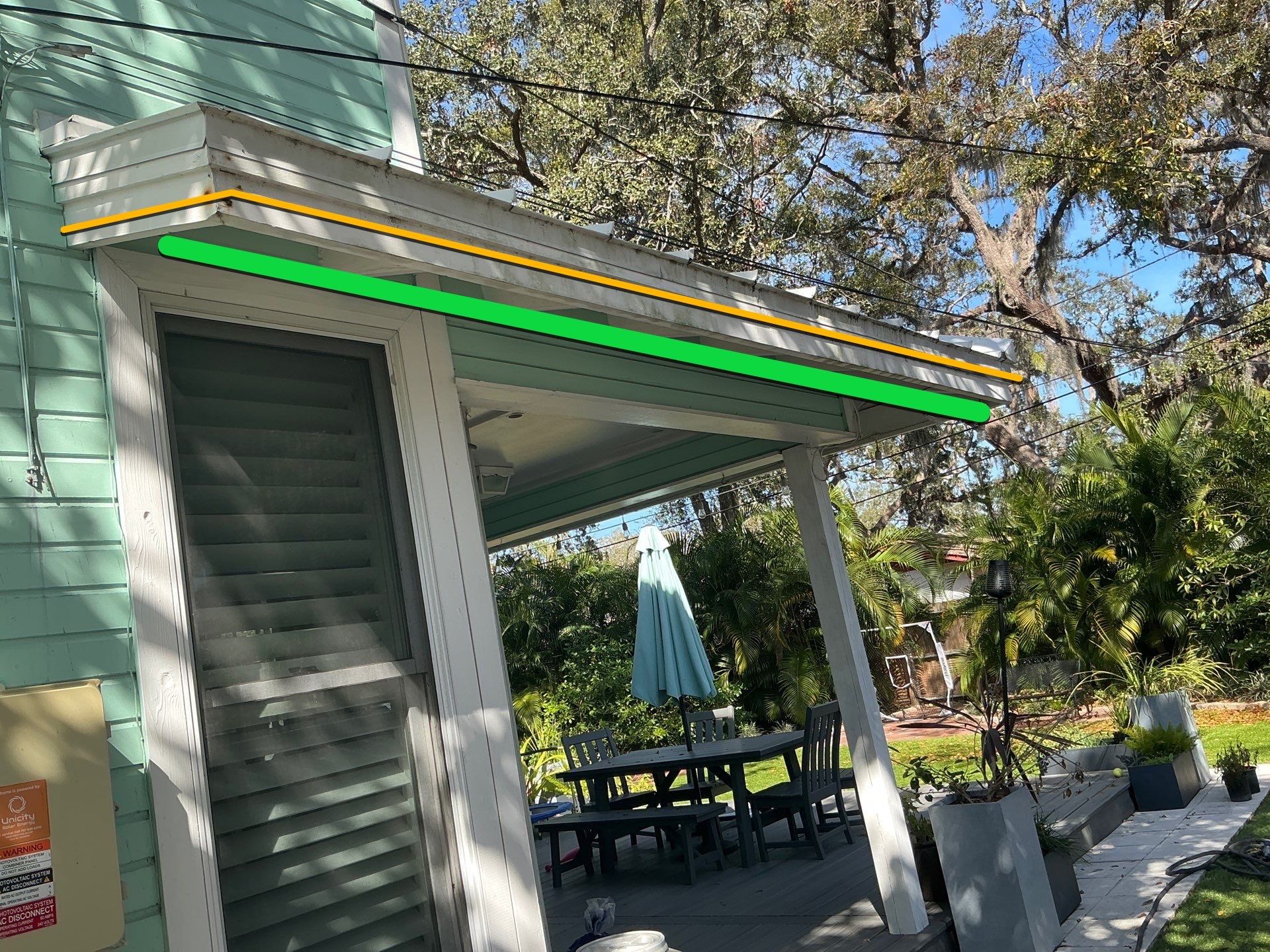 New White Soffit Project in Safety Harbor, FL by Gutter Professors
