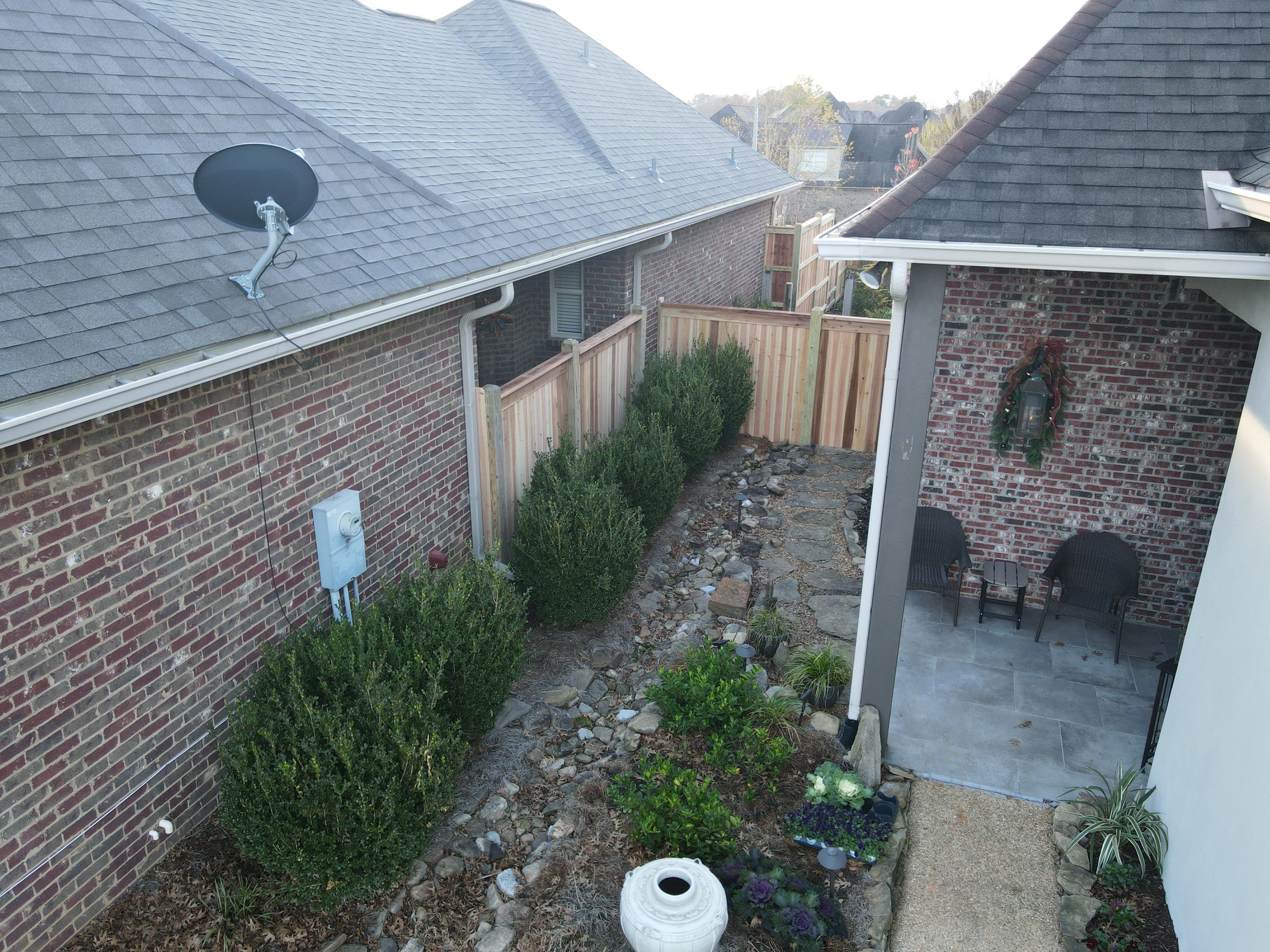 8ft Cedar Good Neighbor Fence by Roberson Construction LLC