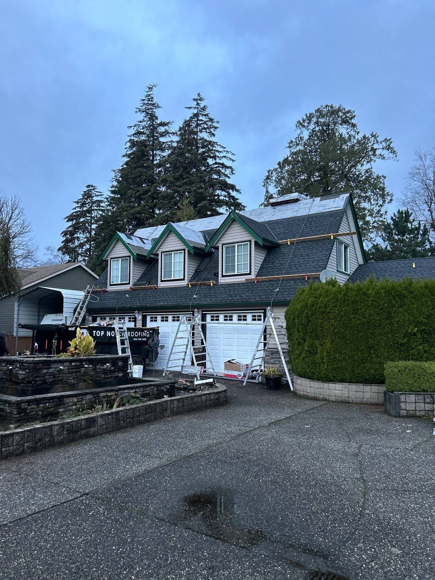 Residential Re-Roof using GAF Silver Pledge by Top Notch Roofing Inc