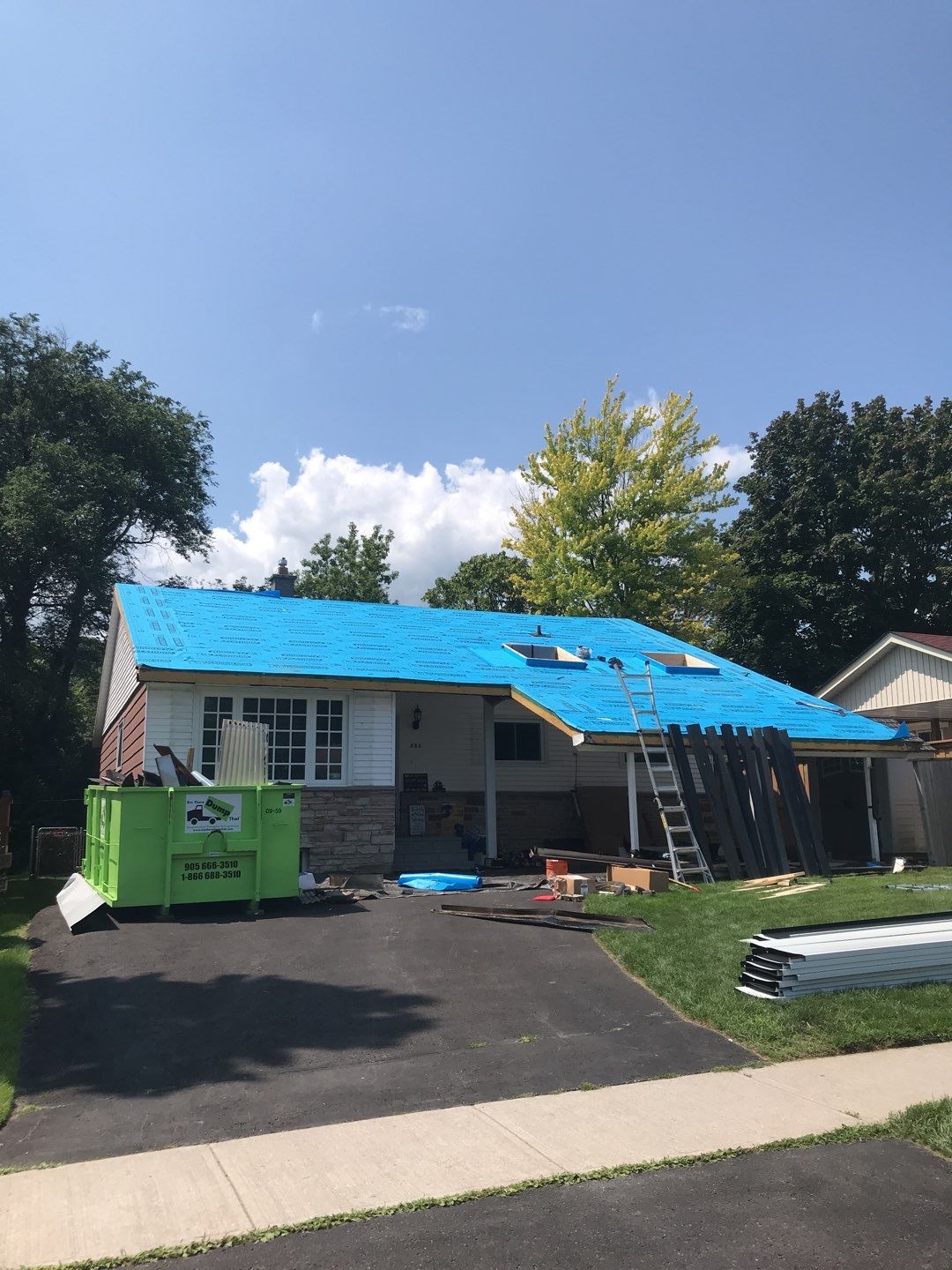 Residential Roofing Installation using 16" Standing Seam Panels by Jay Carter Roofing & Sheet Metal