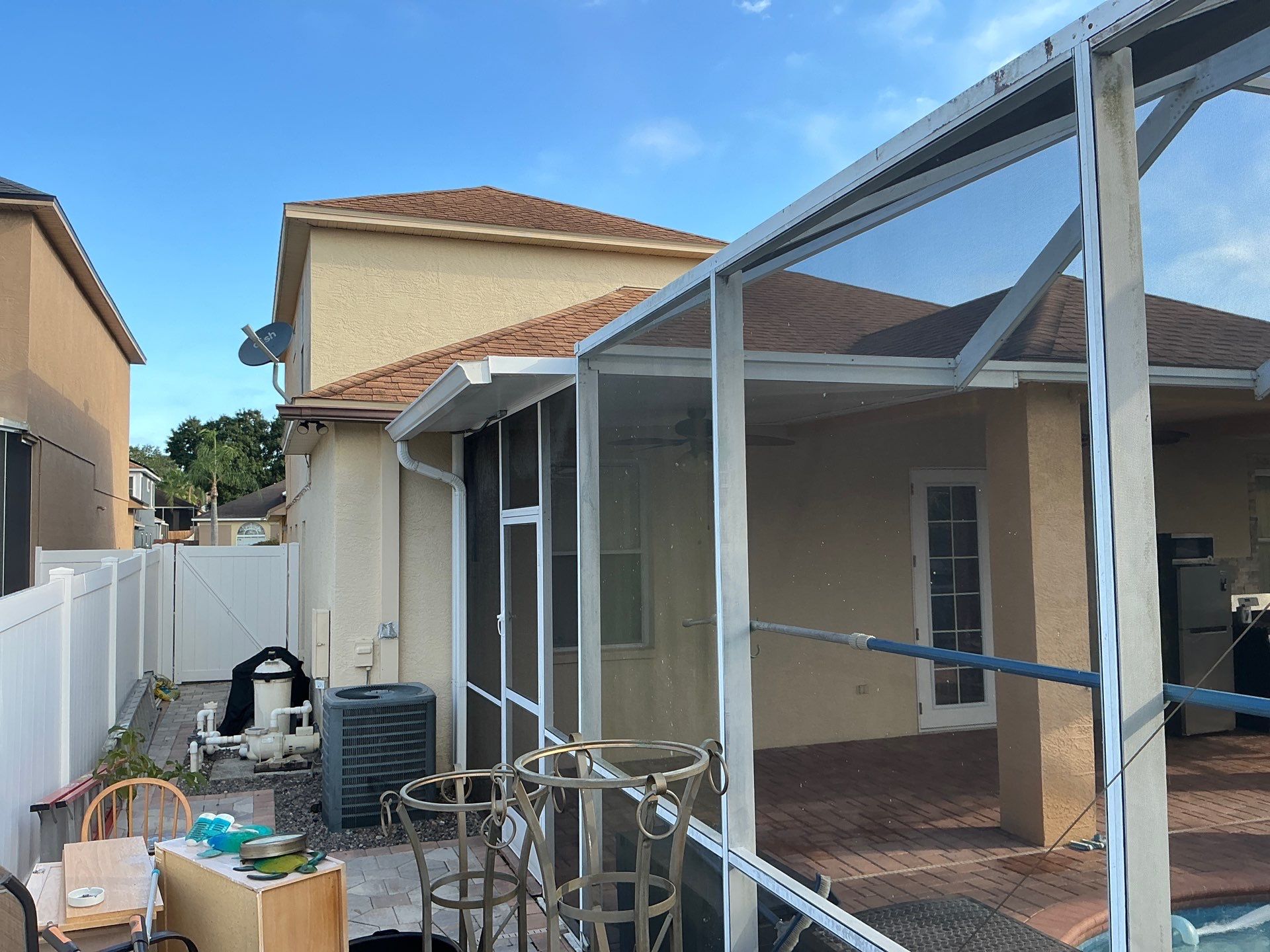 6 Inch Seamless Gutters using Musket Brown Seamless Gutters in Tampa FL by Gutter Professors