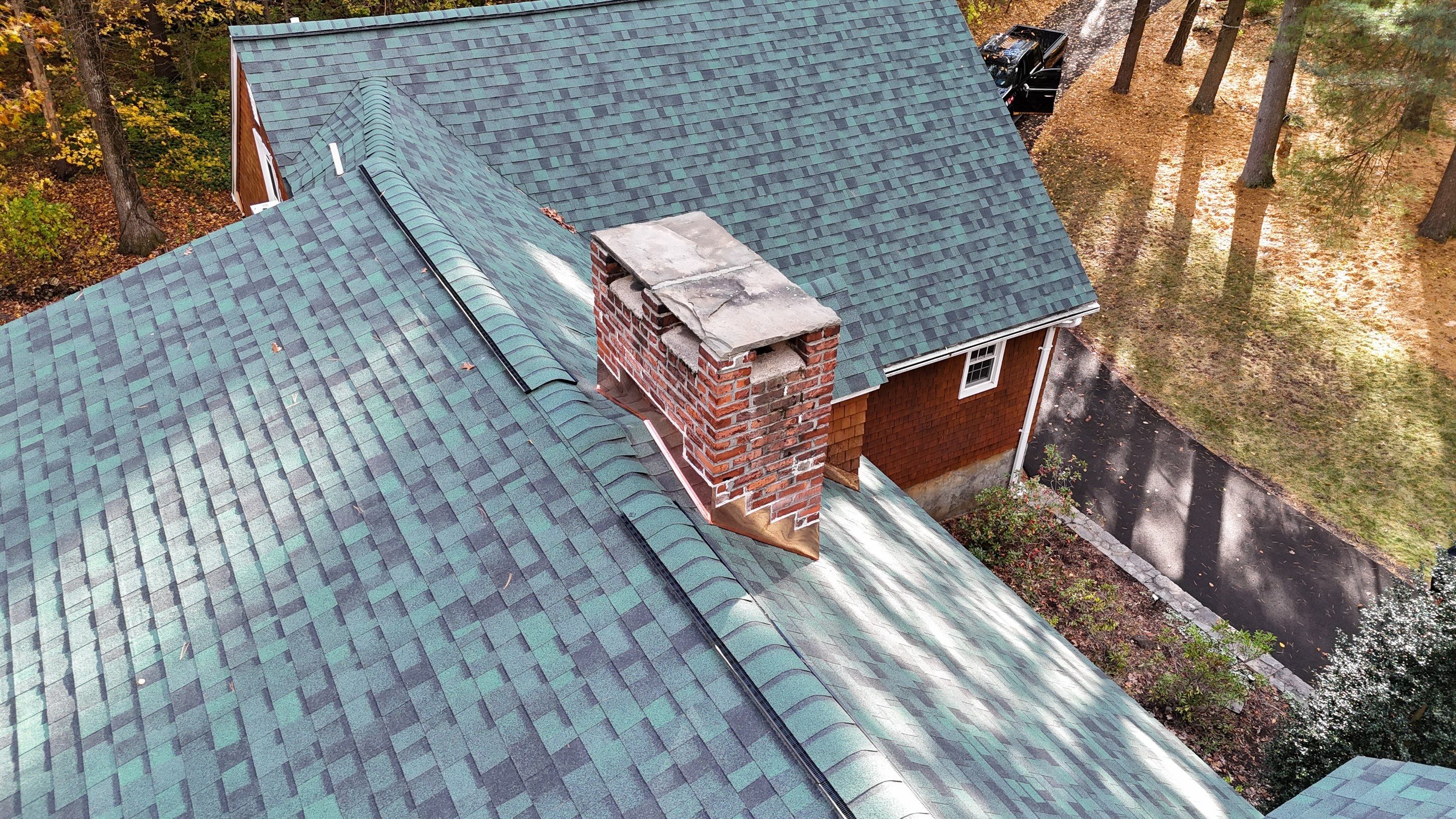 Owens Corning Duration : Chateau Green with Copper Accents in Avon, CT by Golden Shield Roofing