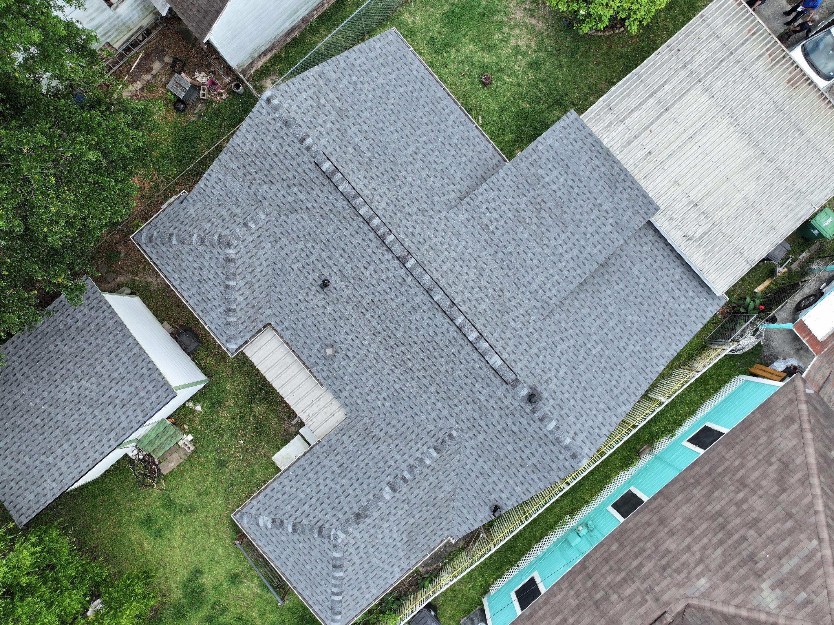 Aging Roof Renewed with Architectural Shingles — Houston, TX by PL Roofing & SB Roofing, LLC.