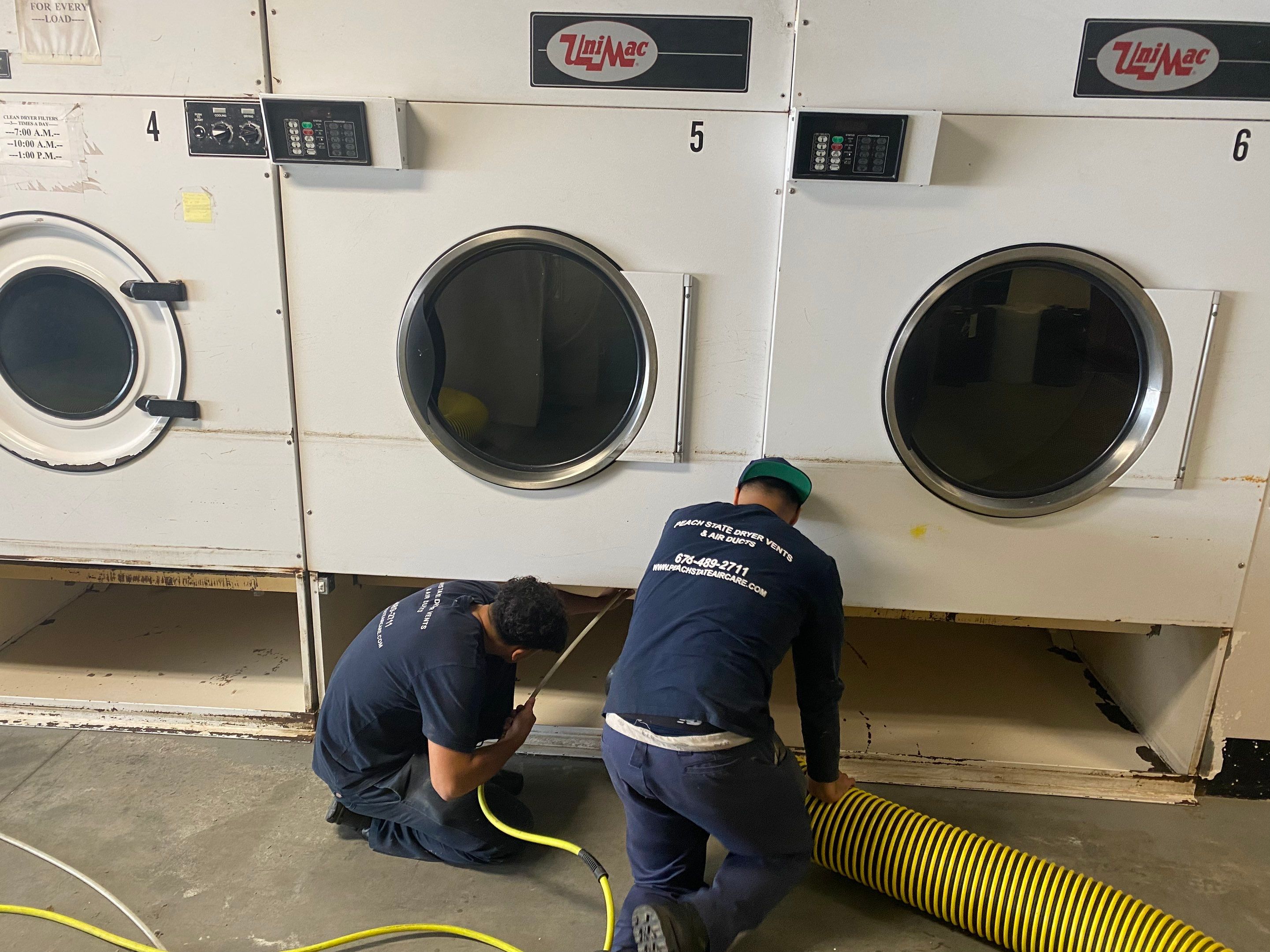 County Jail Dryer Vent Cleaning by Peach State Dryer Vents & Air Ducts