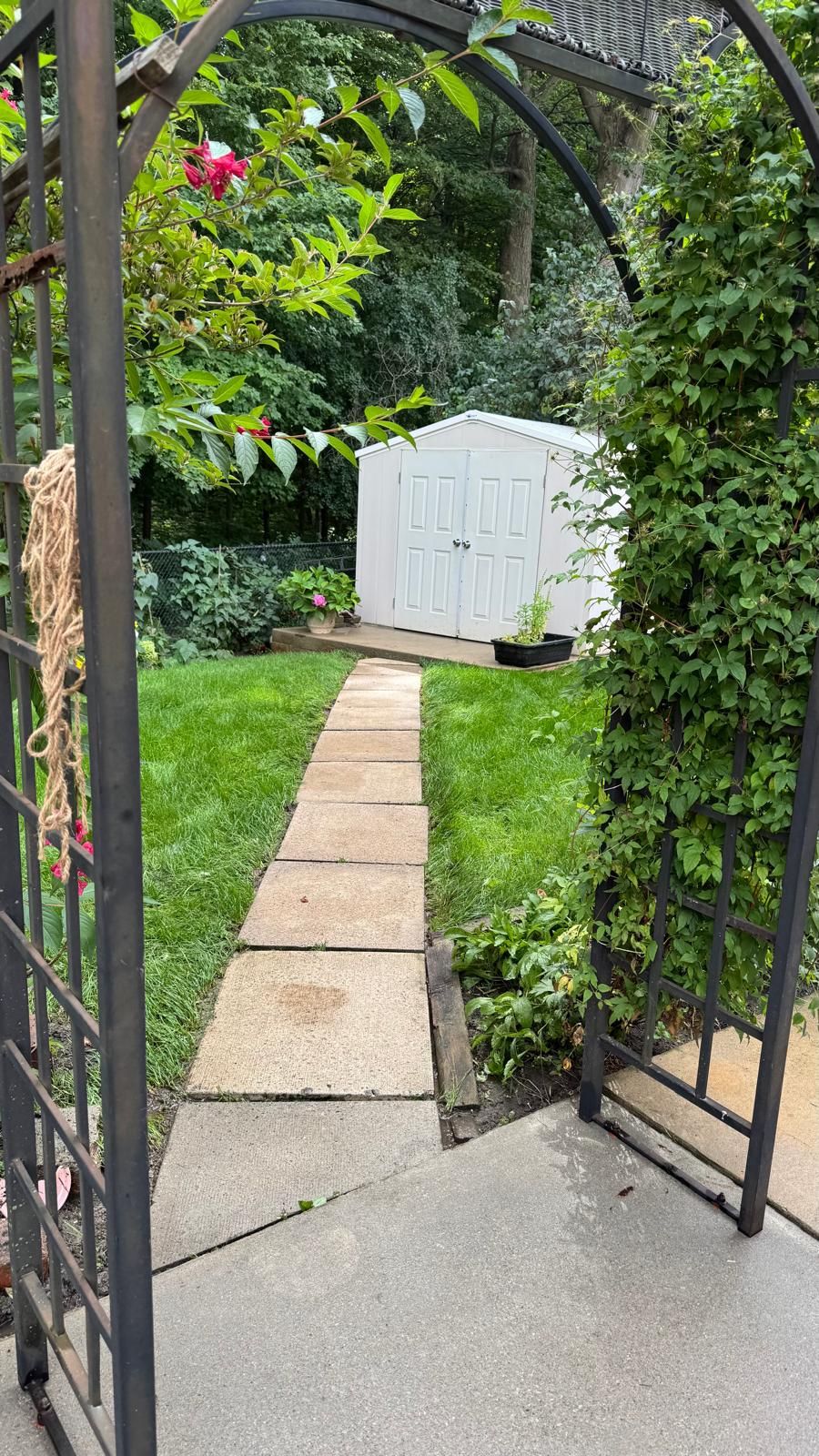 Residential Concrete Sidewalk Installation and Patio Power Washing in Maple by GTA HOME PAINTING