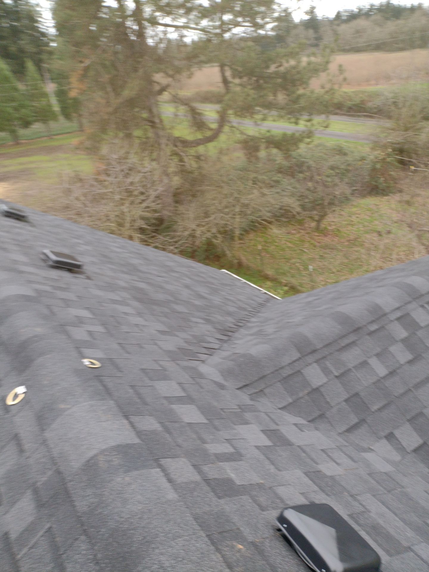 Residential Roofing Installation using IKO Dynasty (Color: Granite Black) by Orezona Building & Roofing Company, Inc.