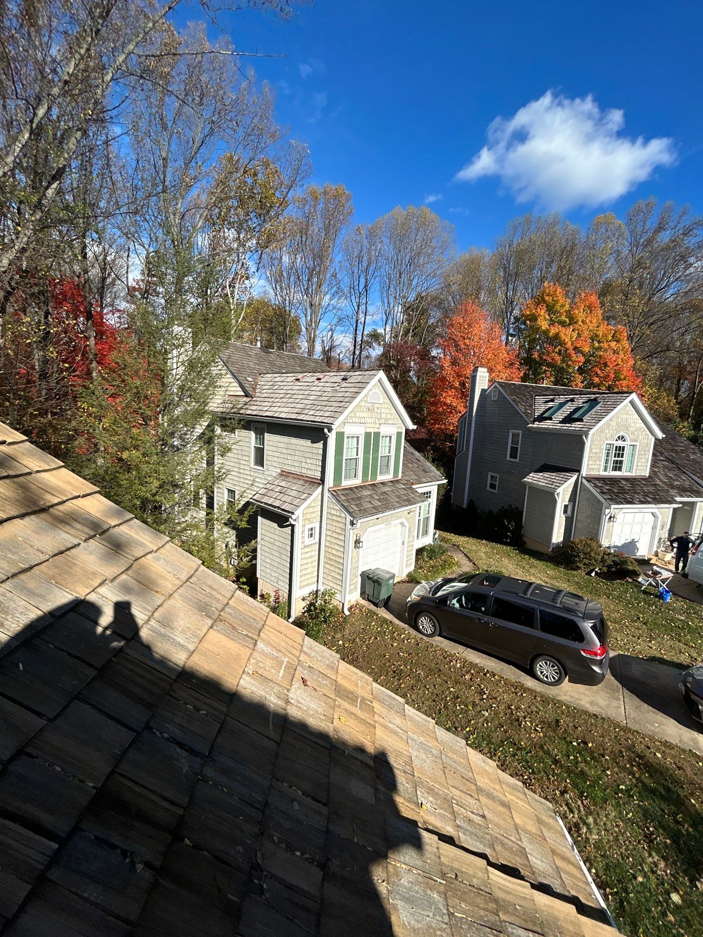 Reston :  Residential Roof Replacement with Brava Synthetic Cedar Shake Class C Natural  by RM Banning, Inc.