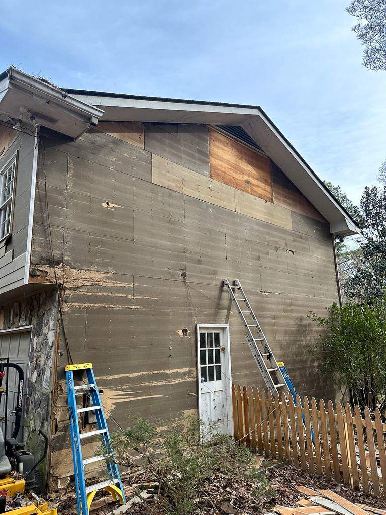 Atlanta, GA James Hardie Siding, Pressure Treated Wood Deck Replacement, and Exterior Painting by Nelson Exteriors 
