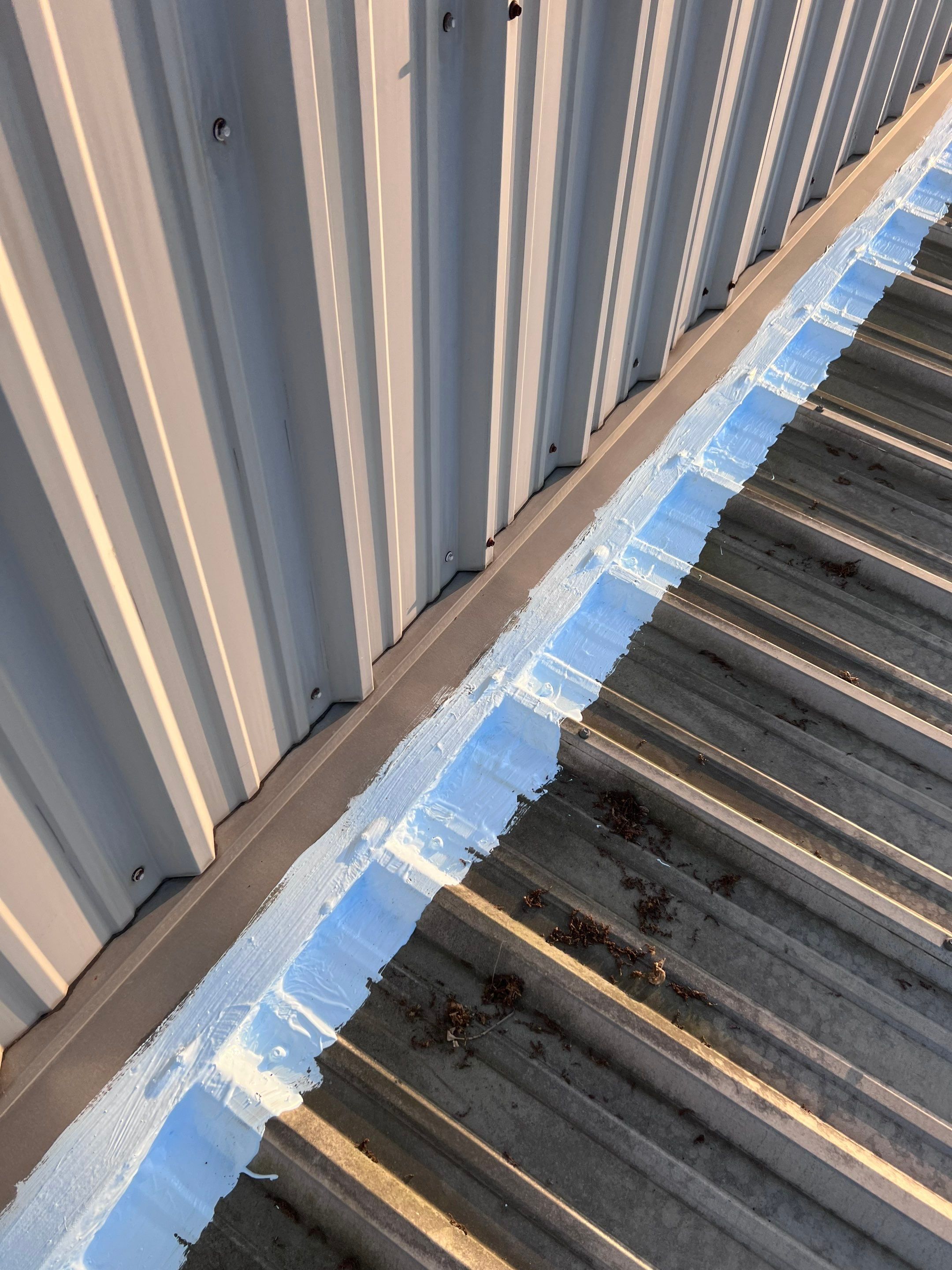 Hail Damage using Metal by Roof Repair Company
