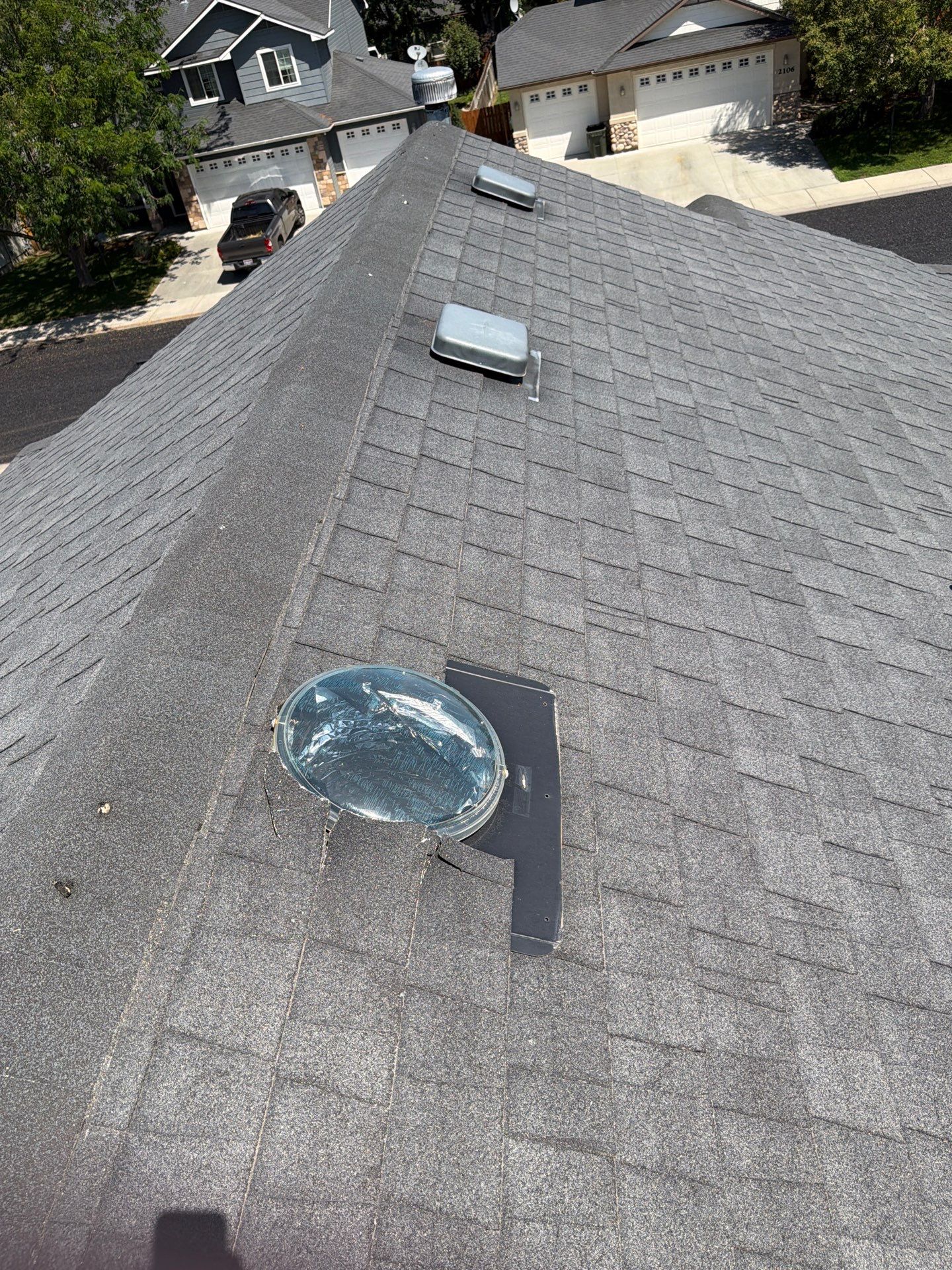 Asphalt Architectural Shingle Roof Replacement in Meridian, Idaho by Olive Roofing