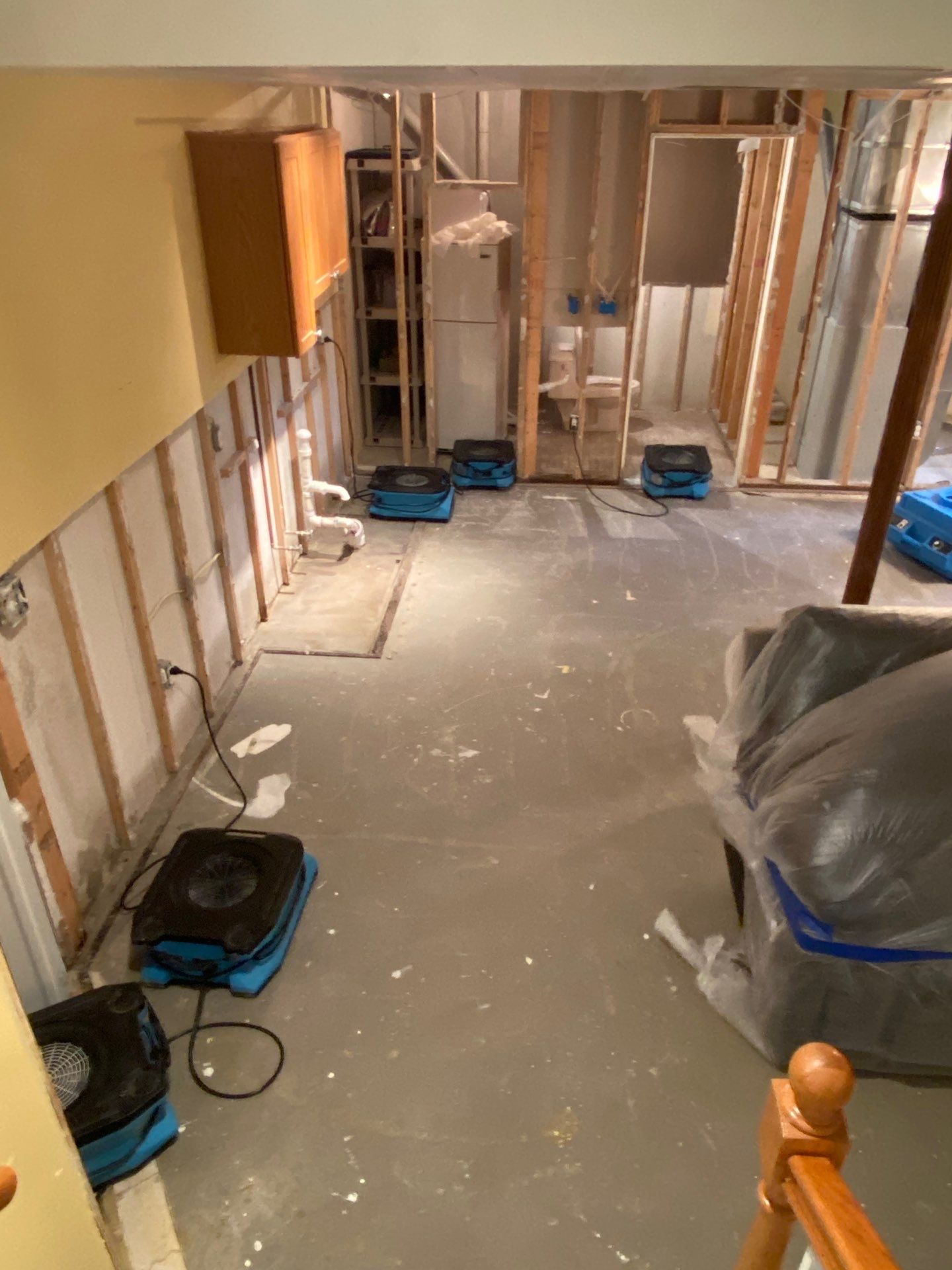 Project in Novi by EzDry Water Mitigation & Property Restoration