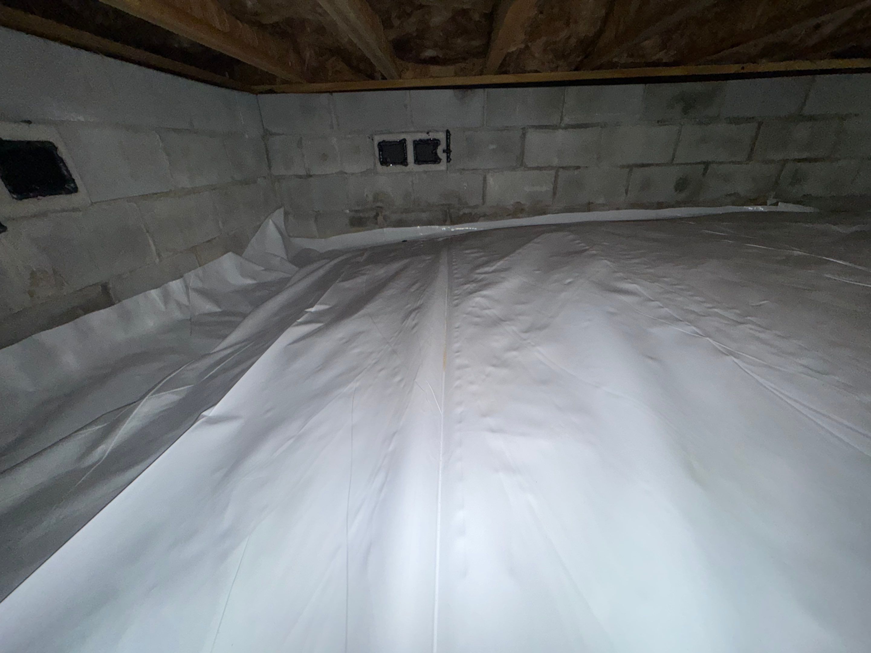 Project in Franklin by Patriot Crawl Space Repairs