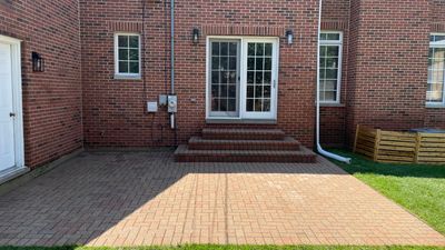 Brick paver clean, sand and seal.  using Surebond SB-1300