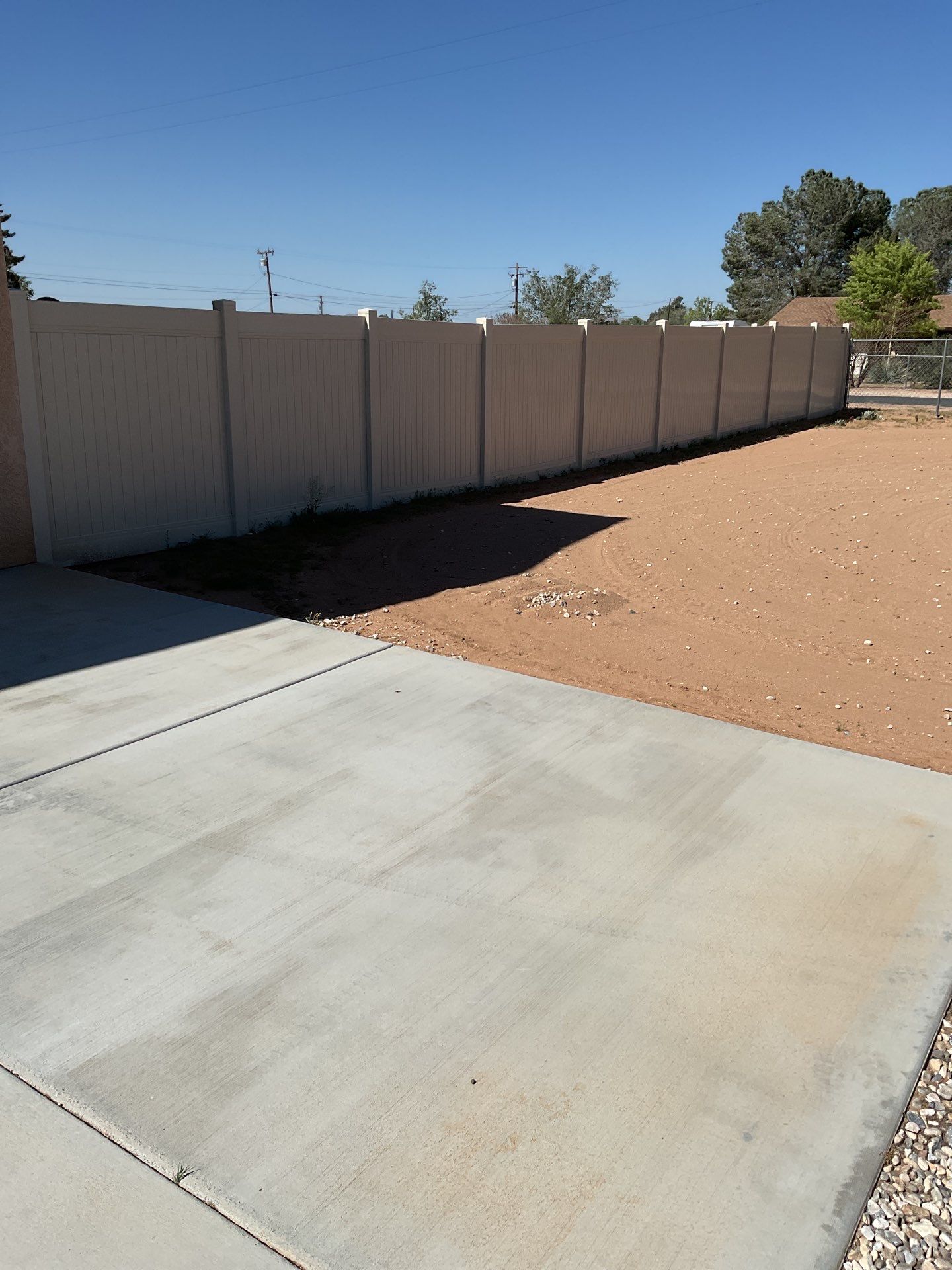 Fence Installation using Vinyl by Fence Guys Inc. 